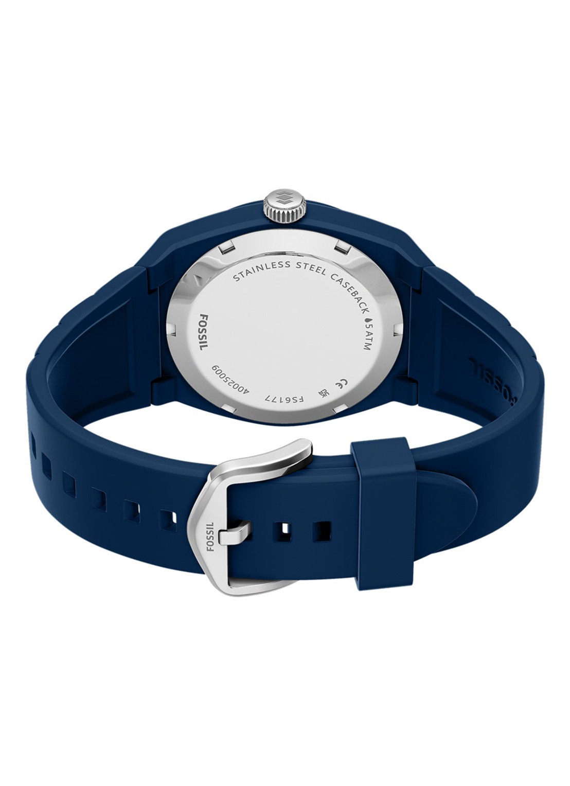 Fossil Everett horloge FS6177 - detail 4 blauw