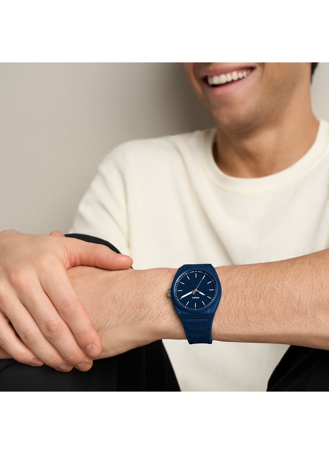 Fossil Everett horloge FS6177 - detail 5 blauw