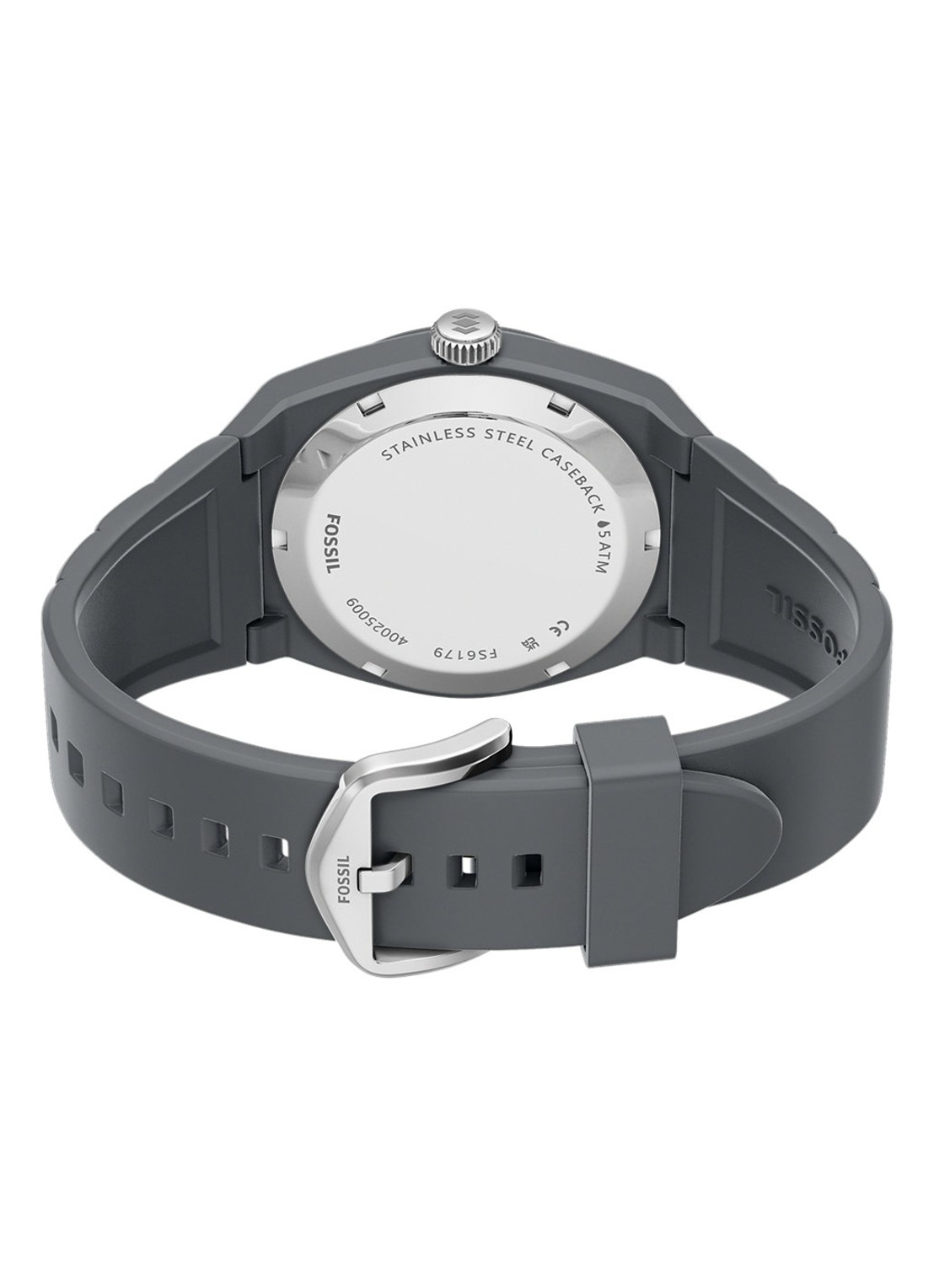 Fossil Everett horloge FS6179 - detail 4 grijs