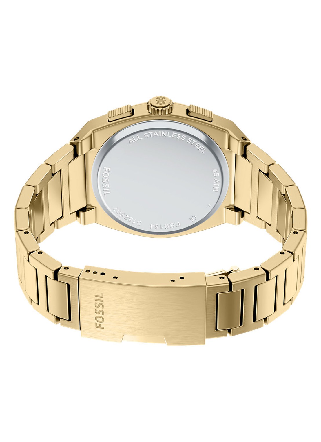Fossil Everett horloge FS6184 - detail 3 goud