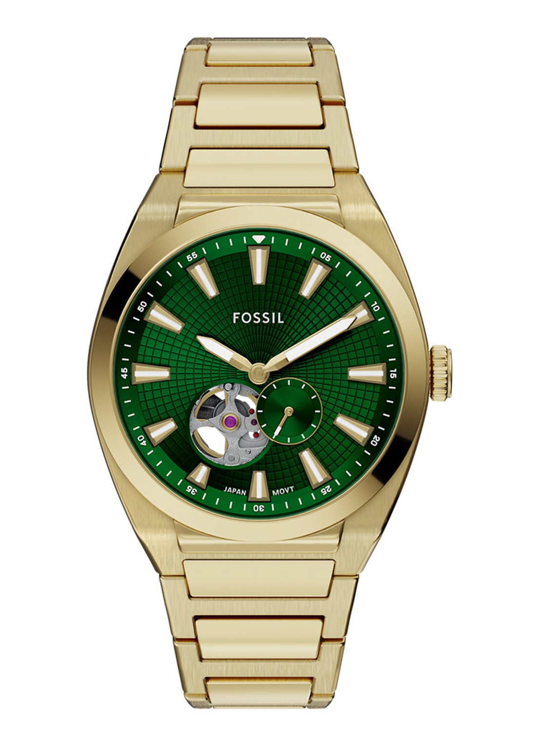 Fossil Everett horloge ME3276 - voorkant goud
