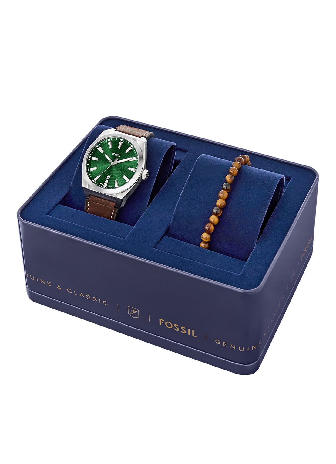 Fossil Everett horloge met armband in set van 2 FS6080SET - detail 2 zilver