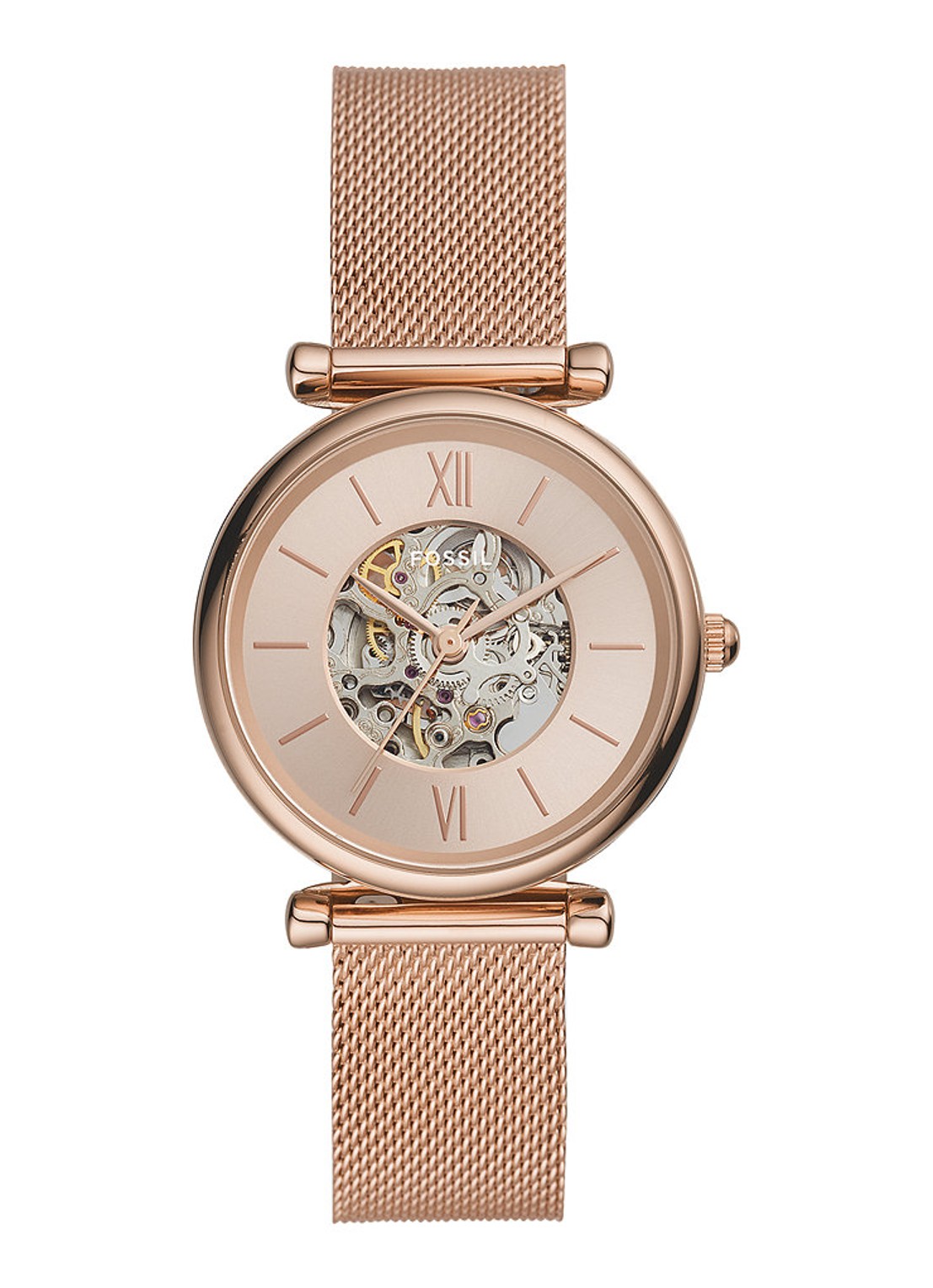 Fossil FOSSIL ME3175 - voorkant roségoud