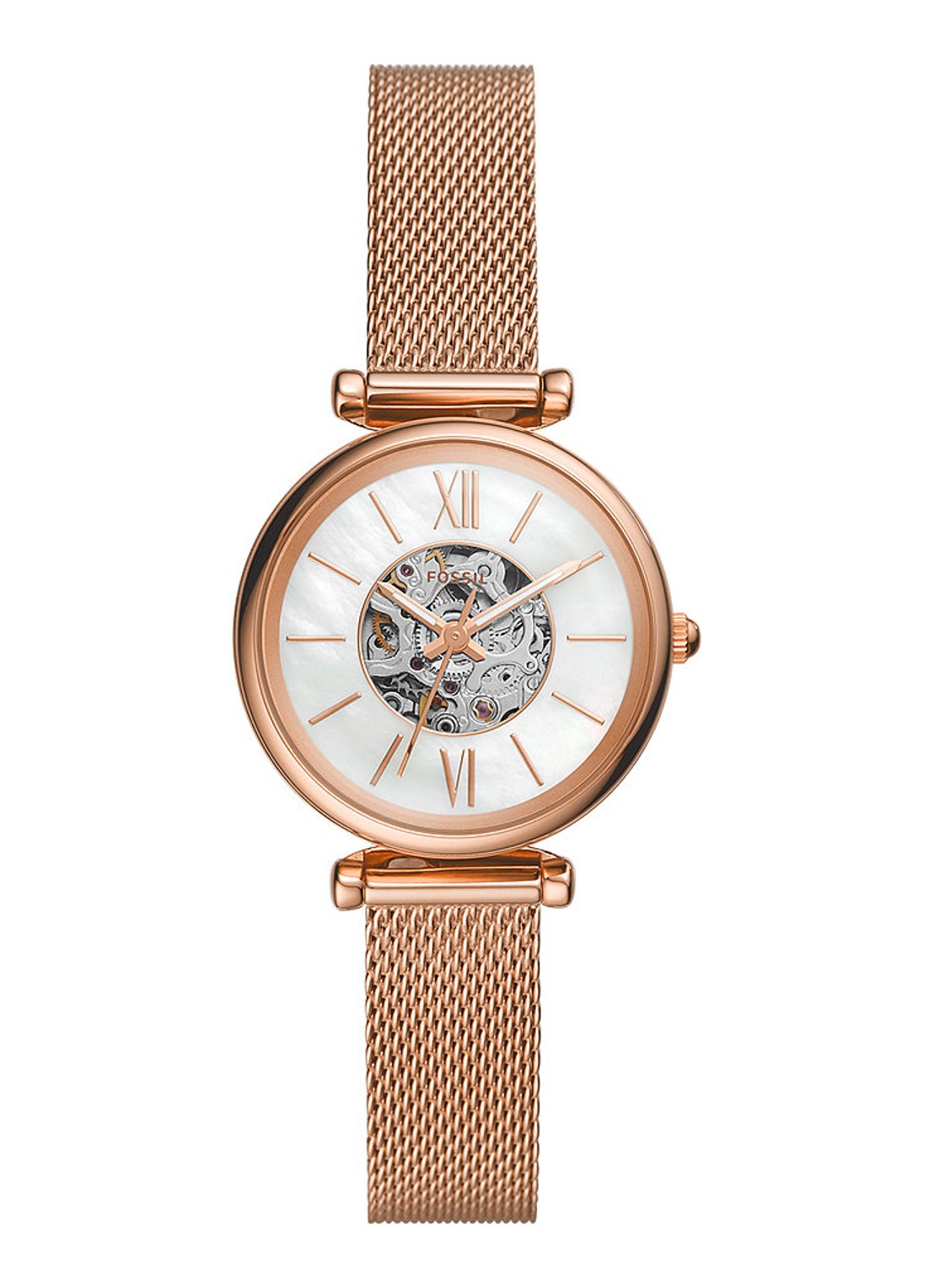 Fossil FOSSIL ME3188 - voorkant roségoud