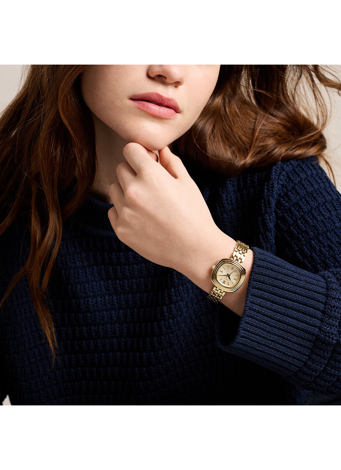 Fossil Genevive horloge ES5506 - detail 4 goud