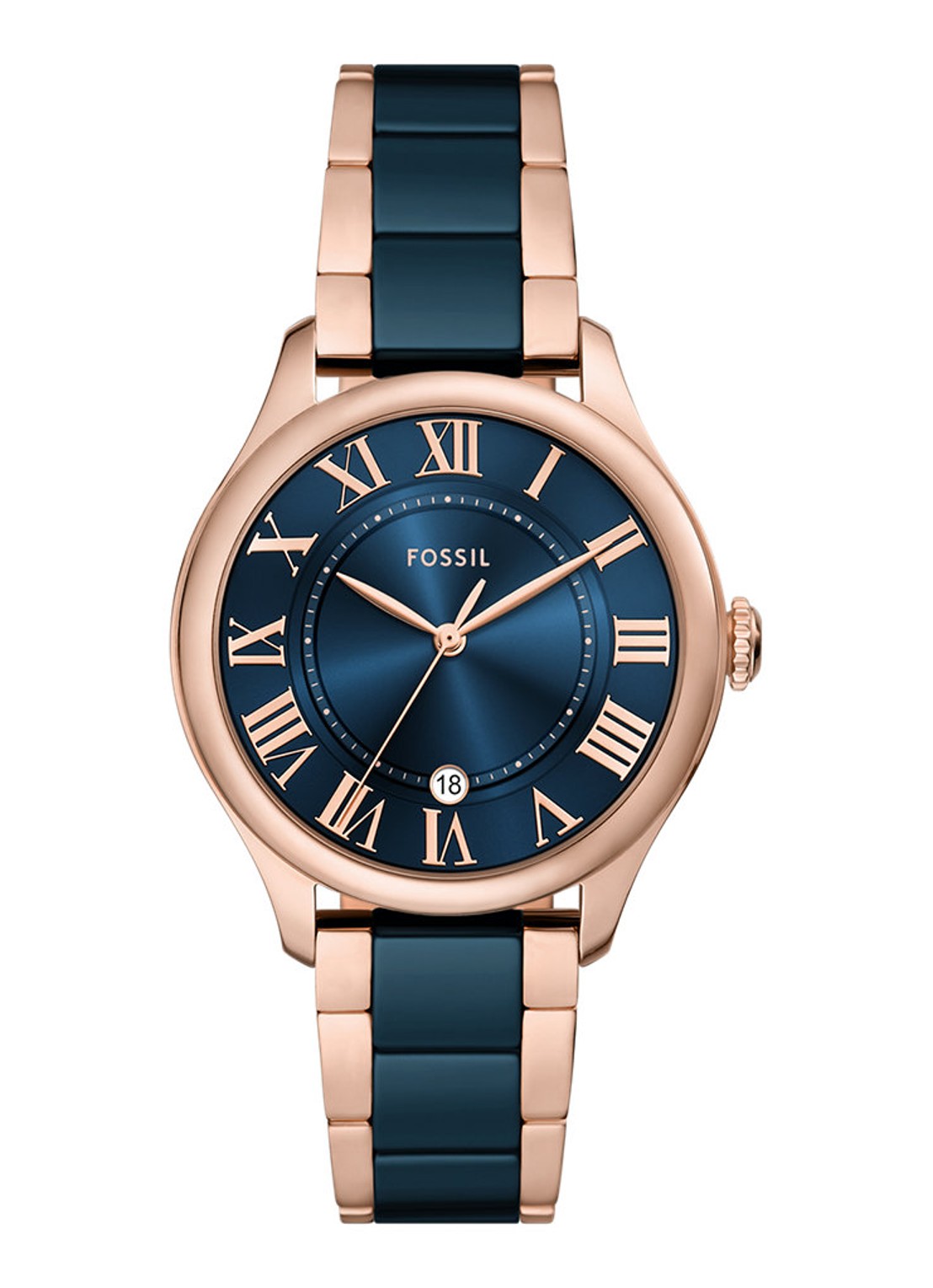 Fossil Gilmore horloge CE1134 - voorkant roségoud