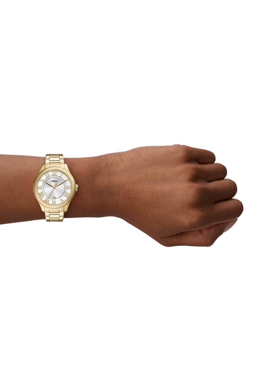 Fossil Gilmore horloge ES5395 - detail 5 goud