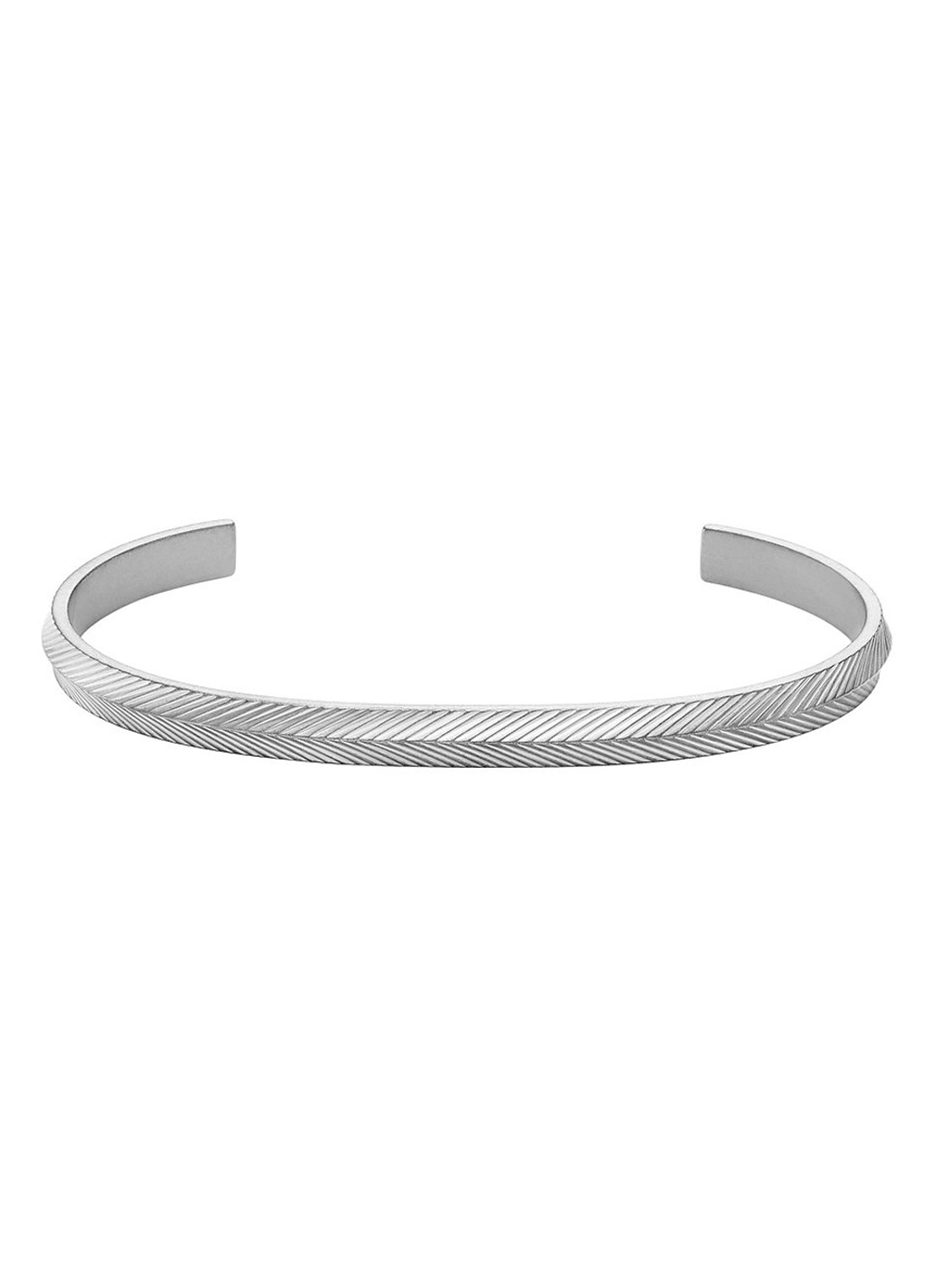 Fossil Harlow bangle JF04566040 - voorkant 4 zilver