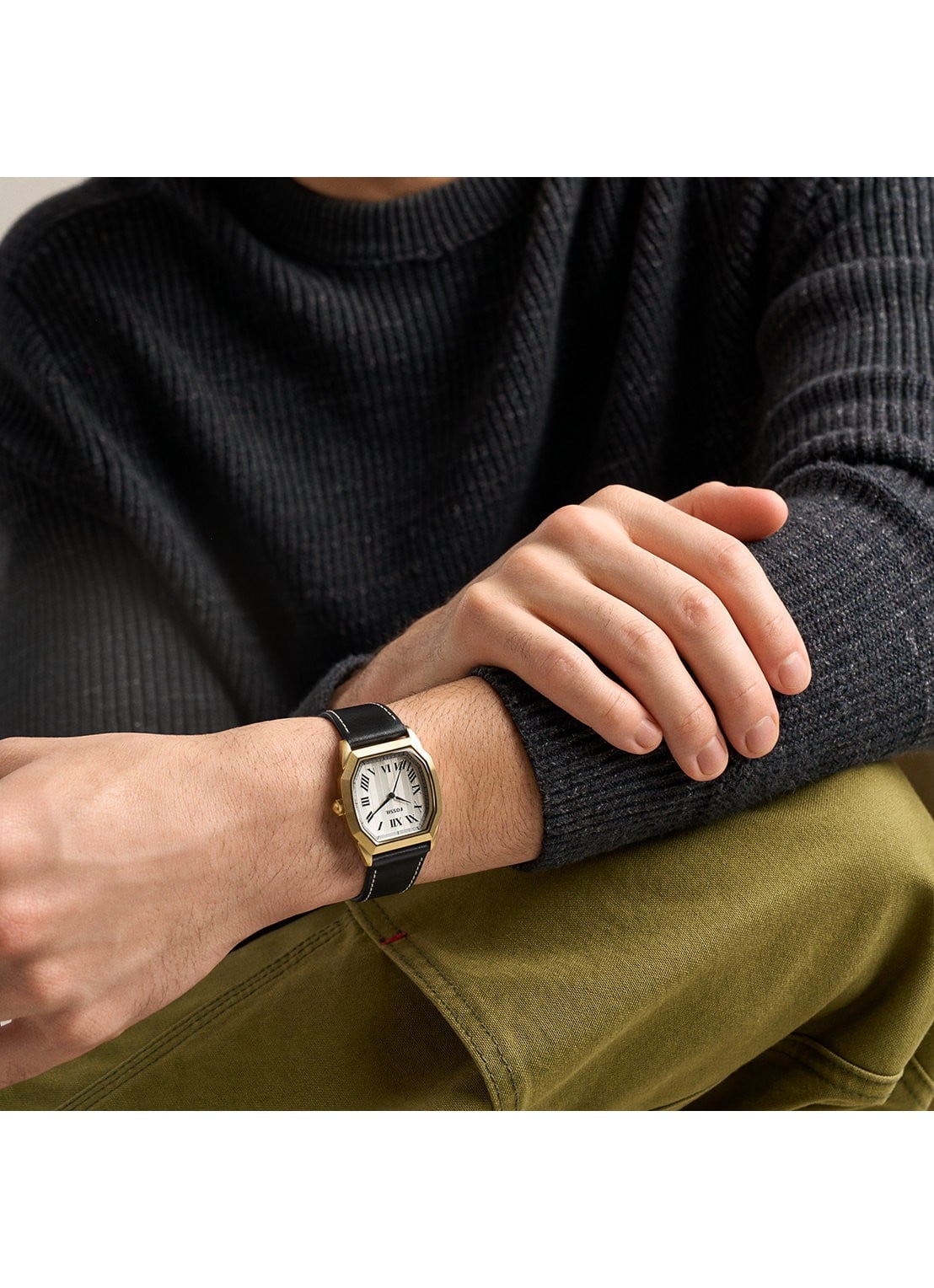 Fossil Harlow horloge FS6215 - detail 5 goud