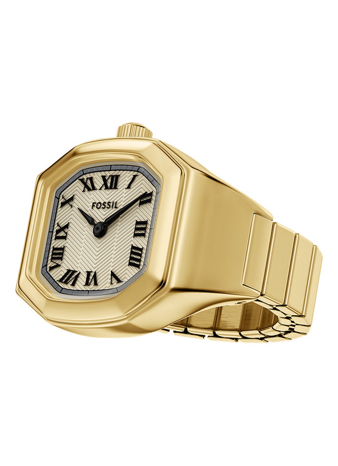 Fossil Harlow horloge ring ES5446 - voorkant 6 goud