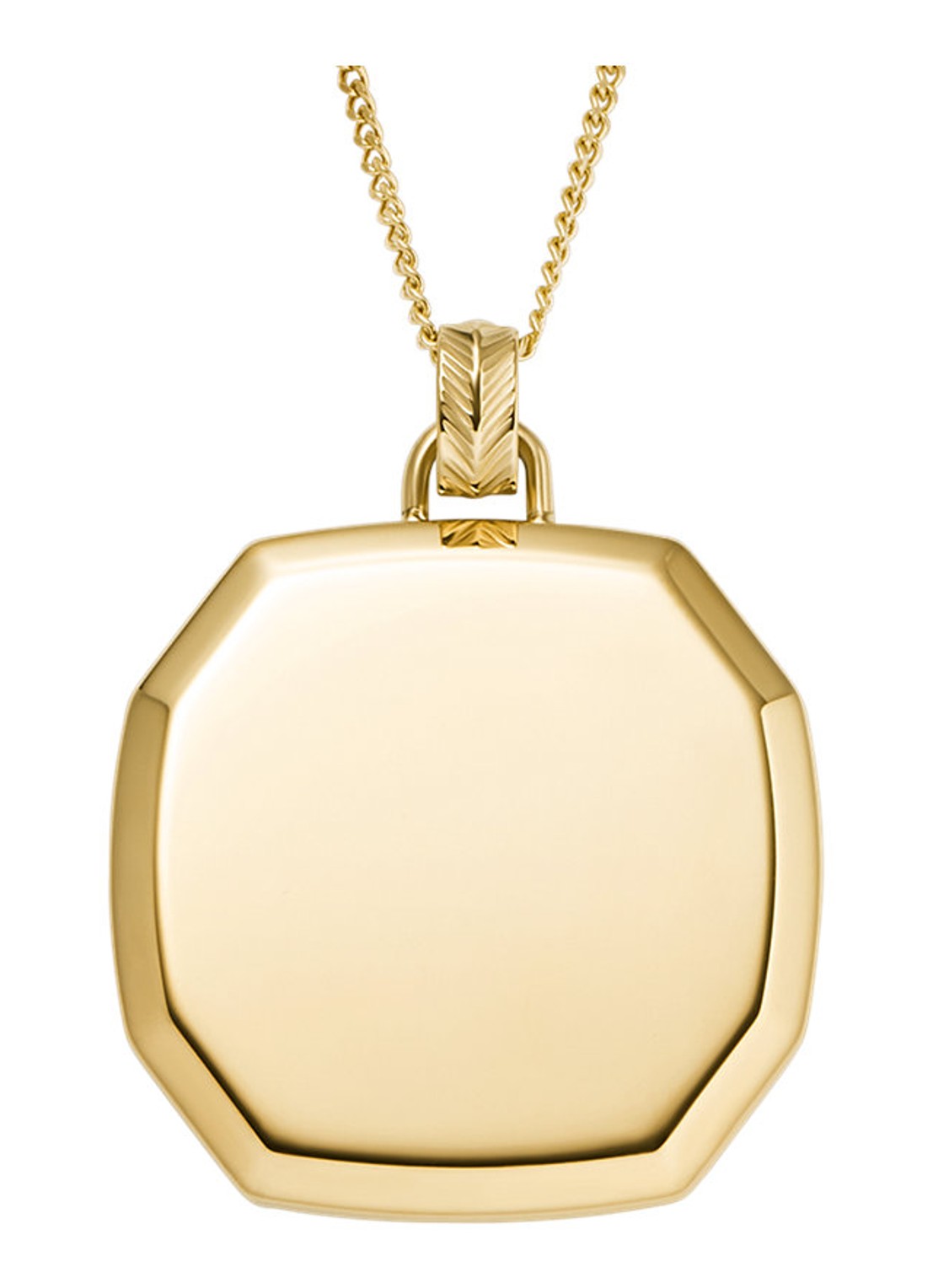 Fossil Harlow ketting JF04961710 - voorkant goud