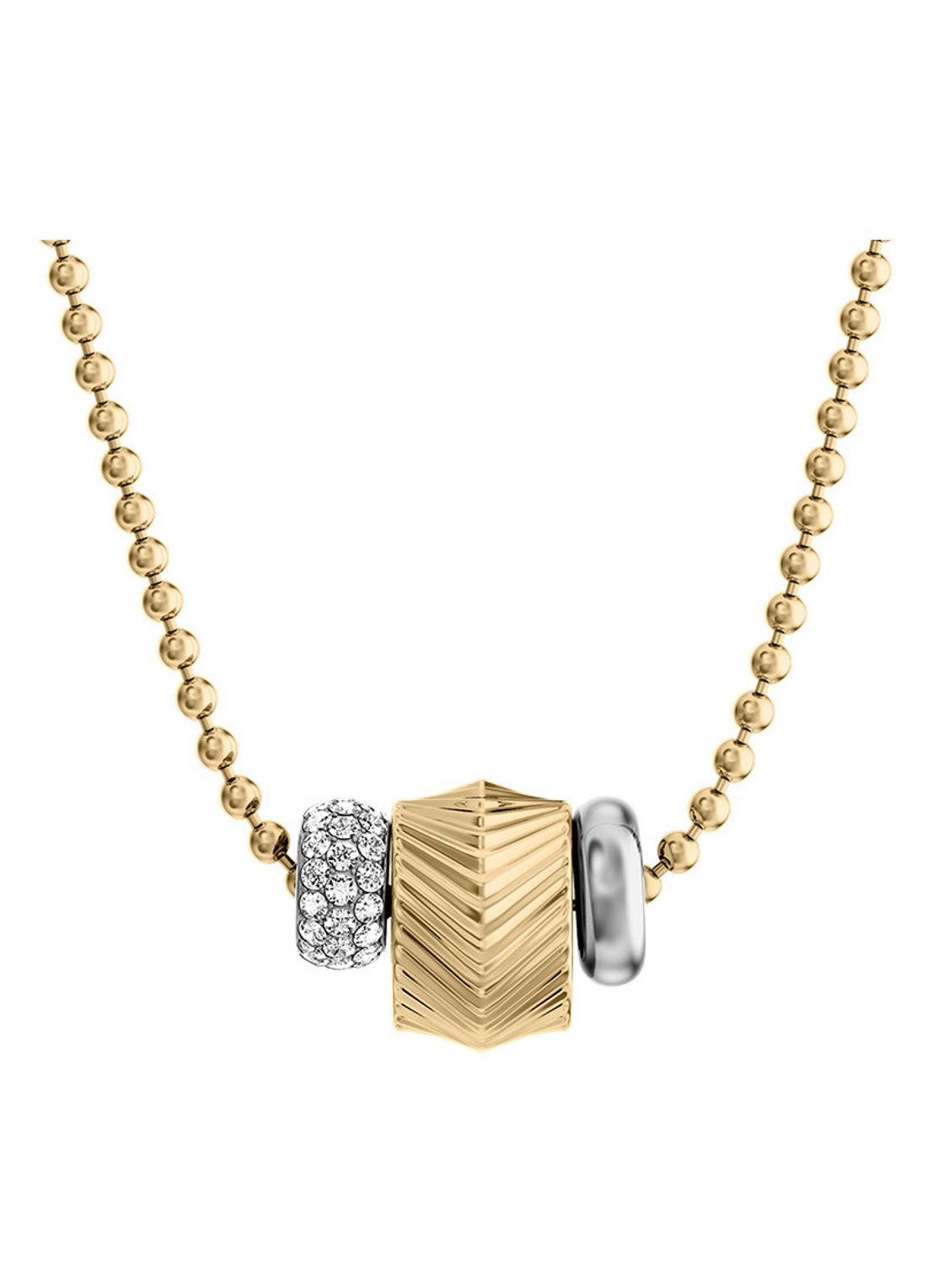 Fossil Harlow ketting JF04993998 - voorkant 6 goud