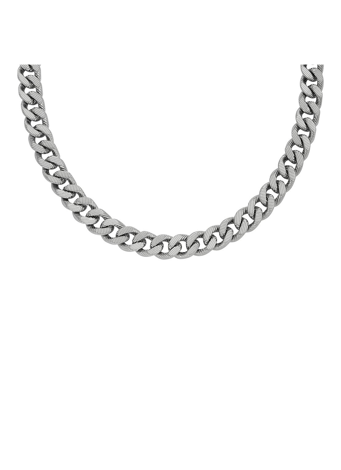 Fossil Harlow schakelketting JF04696040 - voorkant 4 zilver