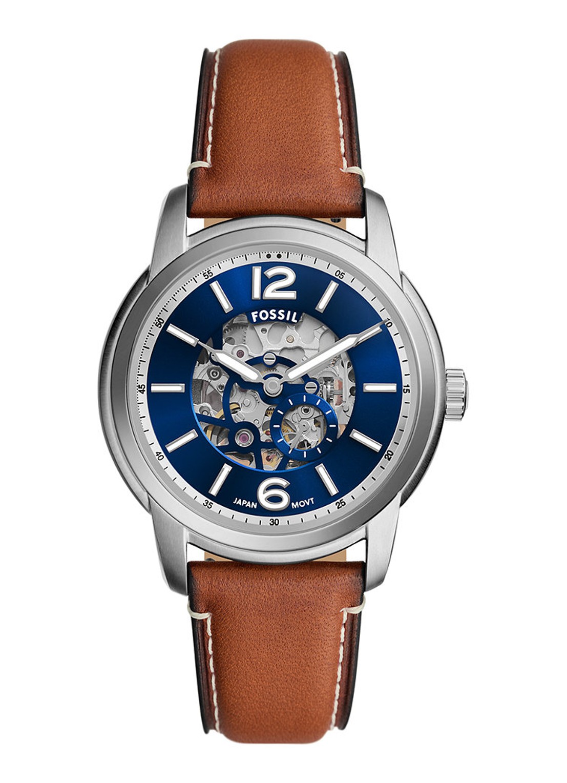 Fossil Heritage horloge ME3263 - voorkant 5 zilver