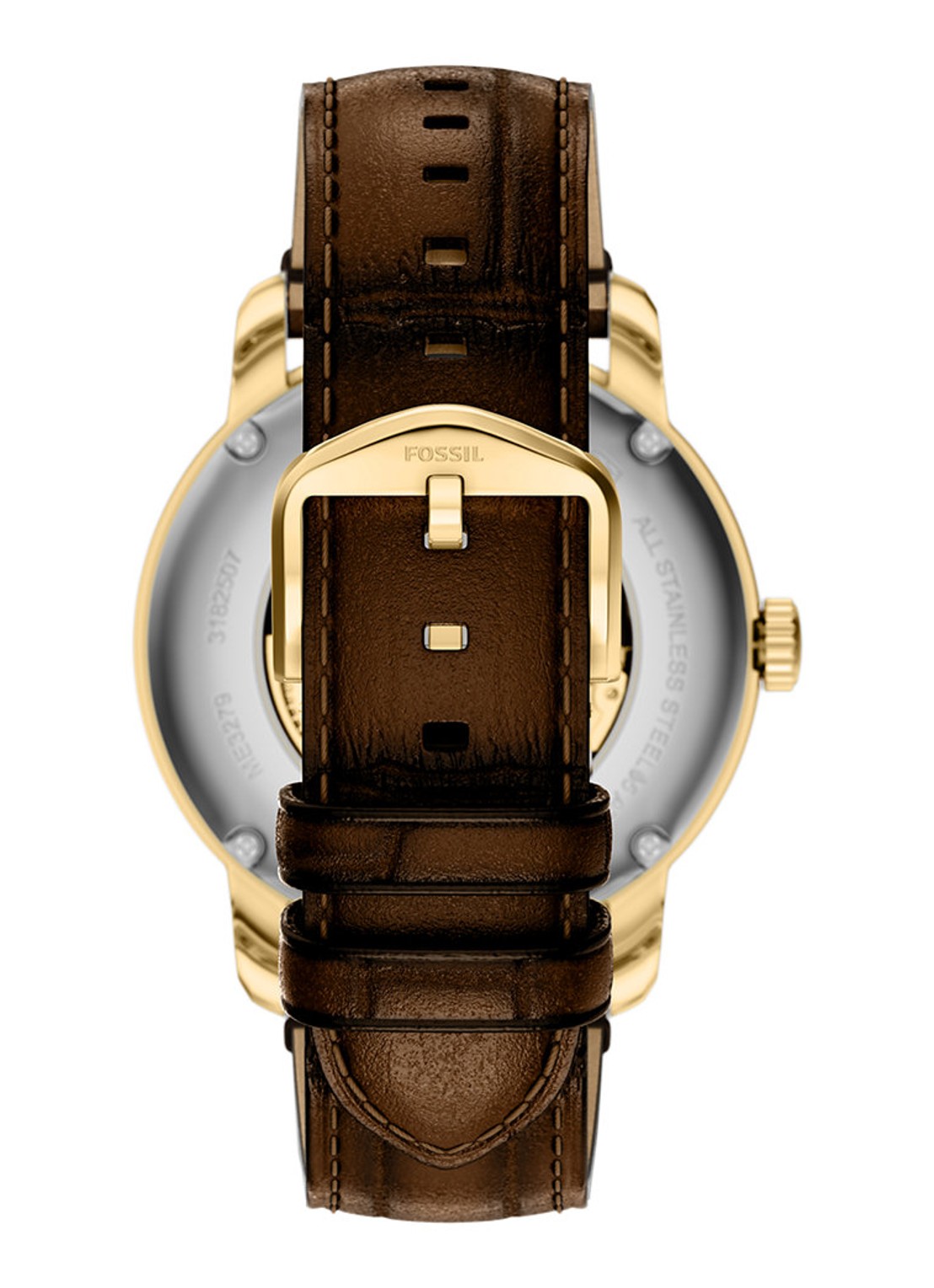 Fossil Heritage horloge ME3279 - detail goud