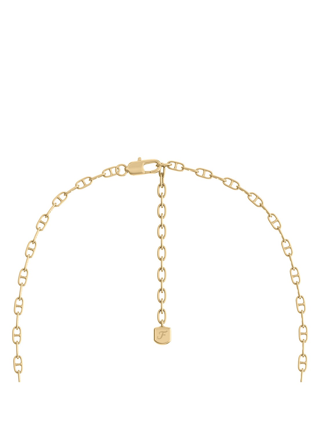 Fossil Heritage ketting verguld  JA7321710 - detail 3 goud