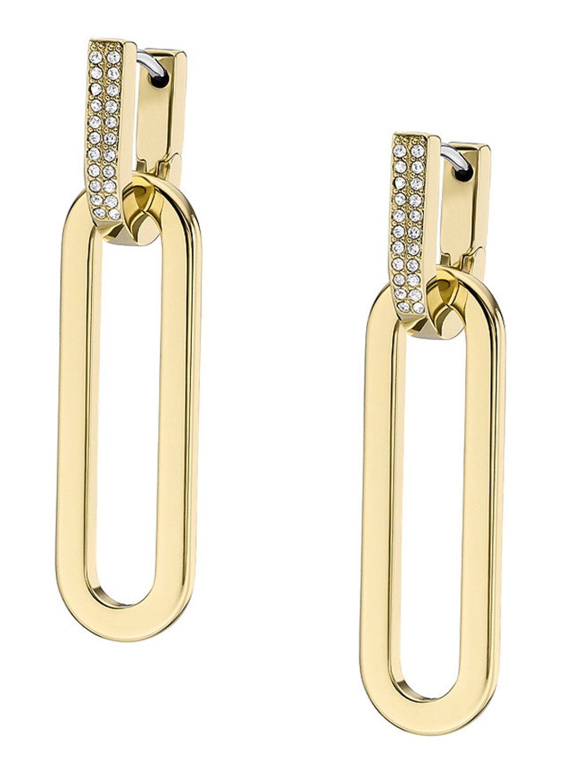 Fossil Heritage oorhangers JF04587710 - detail 3 goud