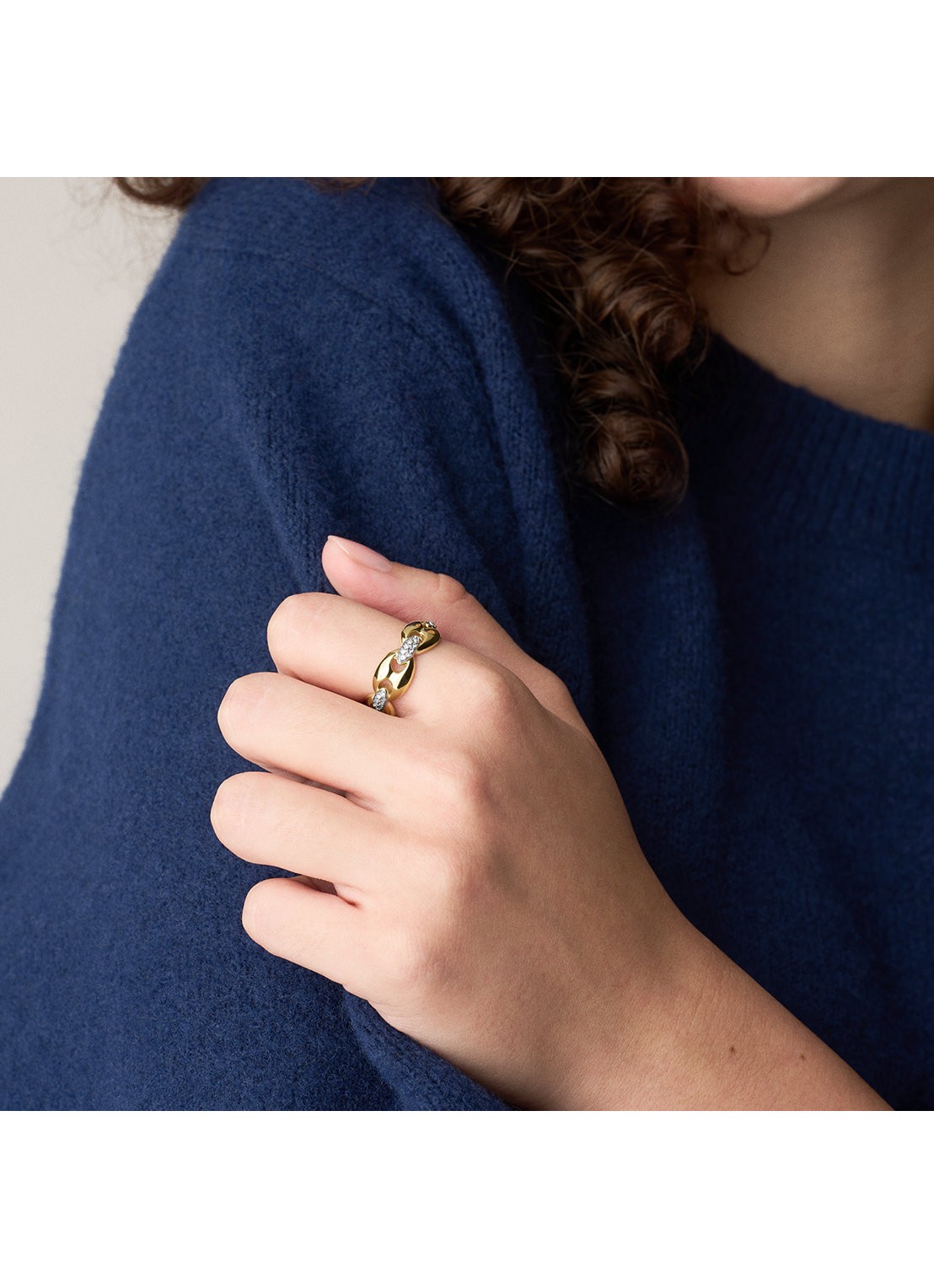 Fossil Heritage ring JF04931998 - detail 5 goud