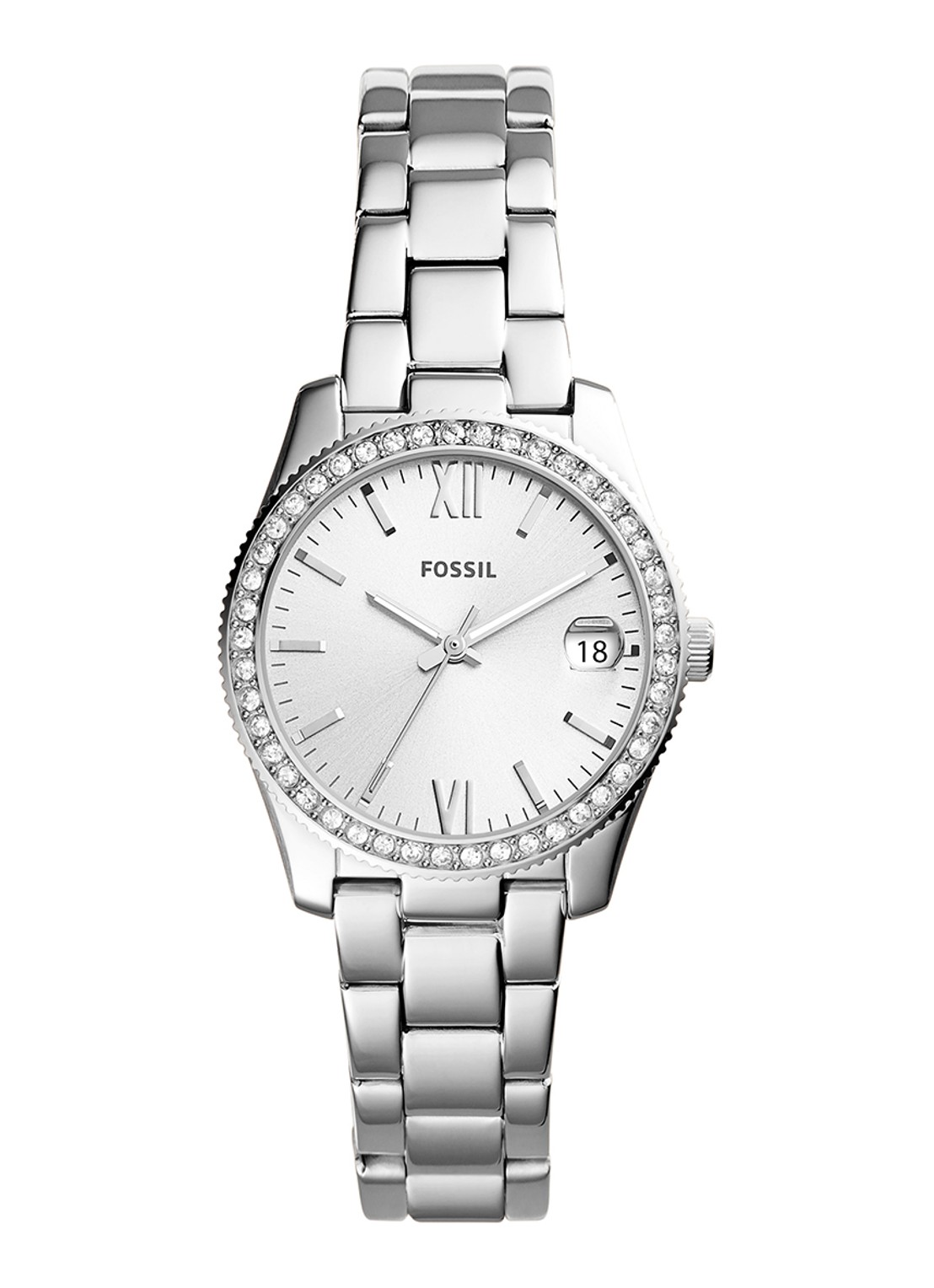 Fossil Horloge ES4317 - voorkant zilver