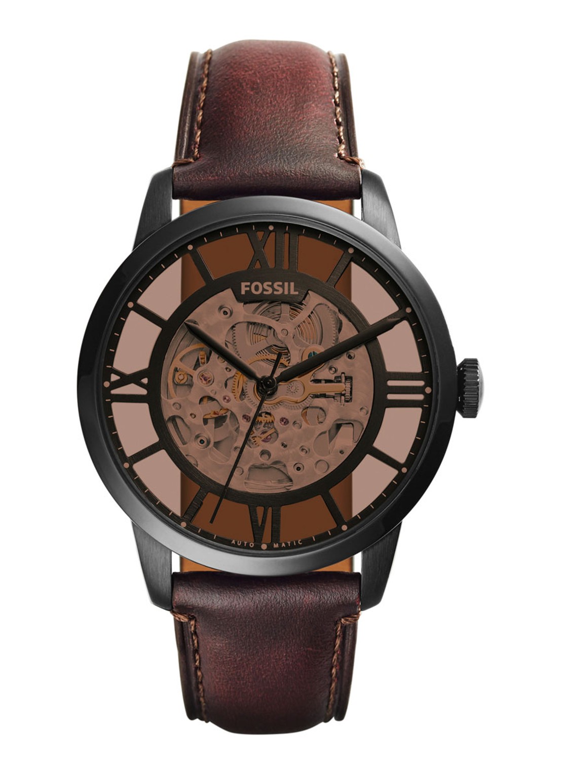 Fossil Horloge ME3098 - voorkant zwart