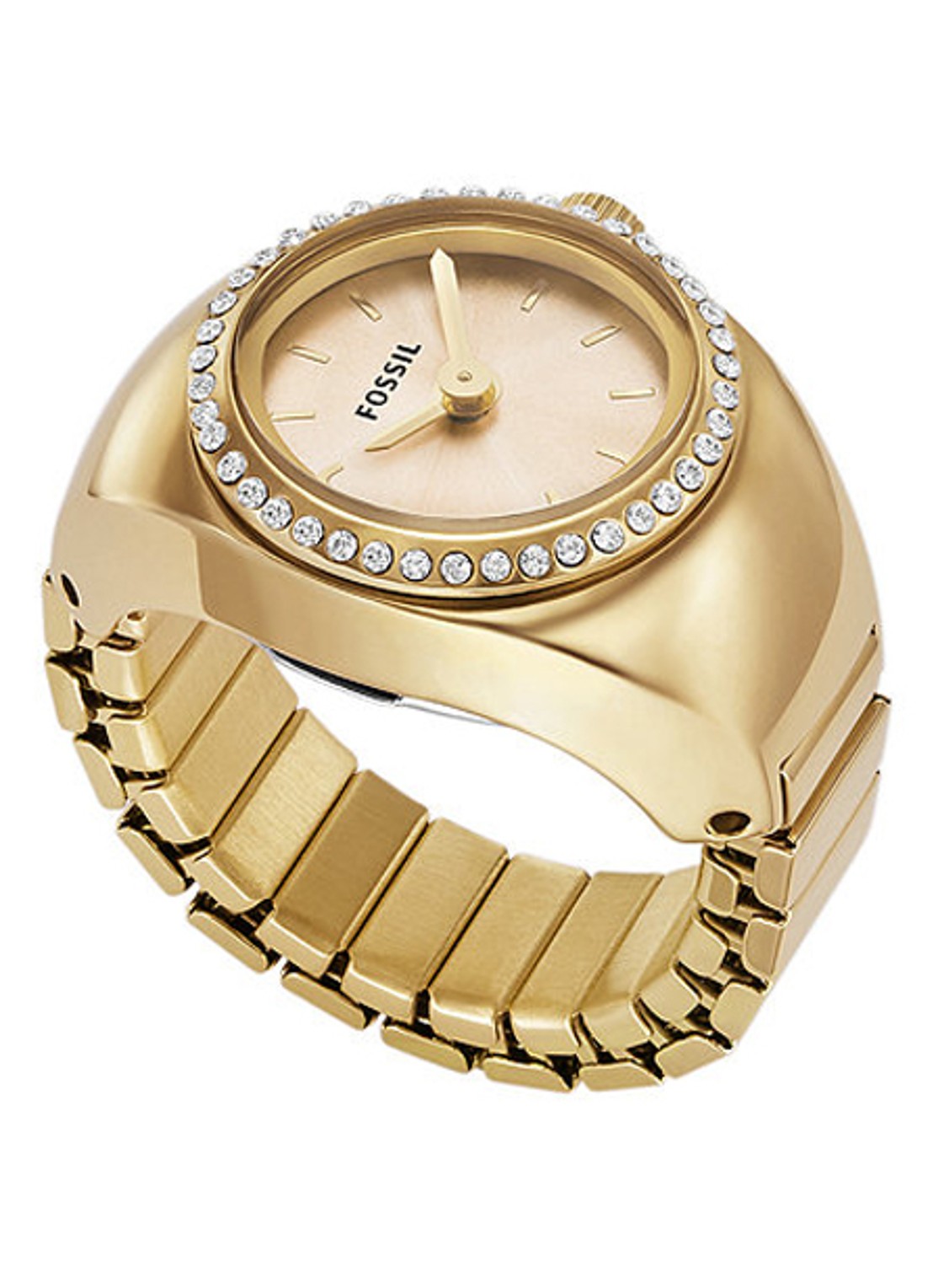 Fossil Horloge ring ES5319 - voorkant goud