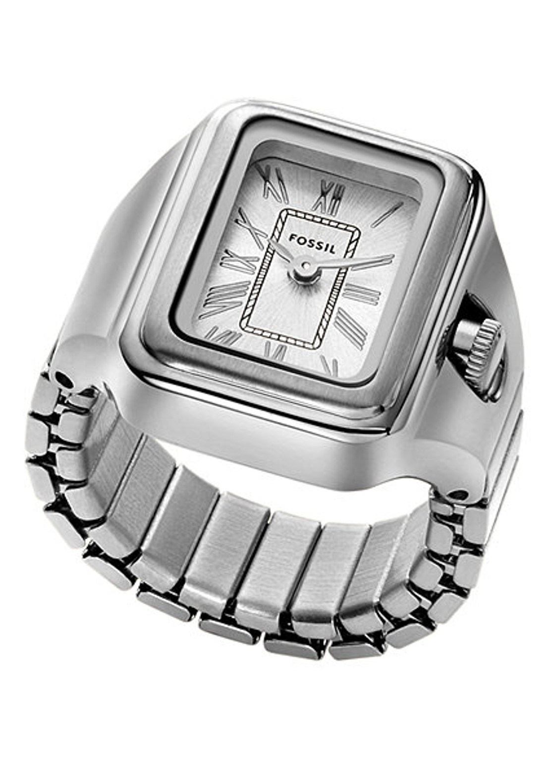 Fossil Horloge ring ES5344 - voorkant 4 zilver