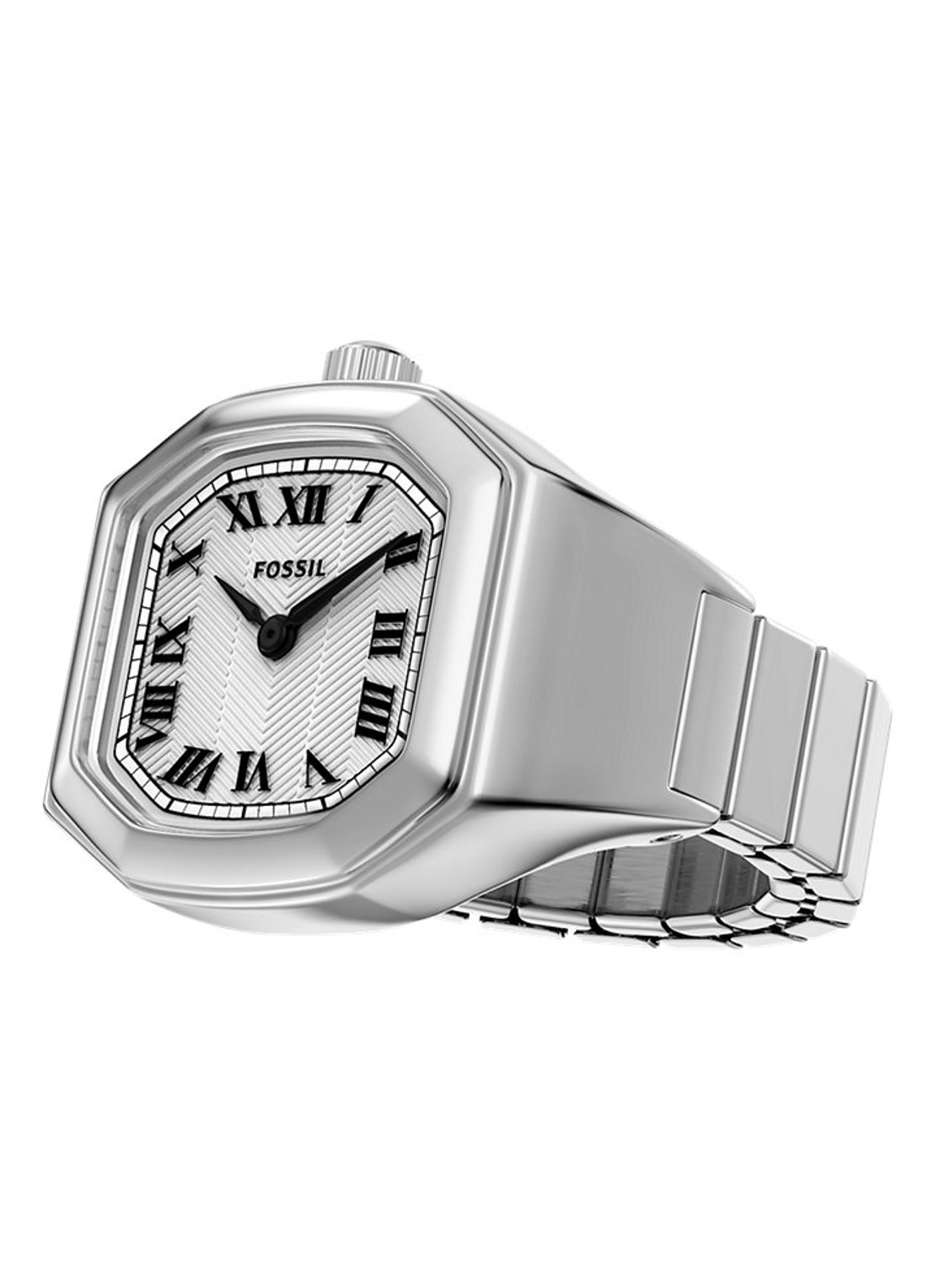 Fossil Horloge ring ES5482 - voorkant zilver