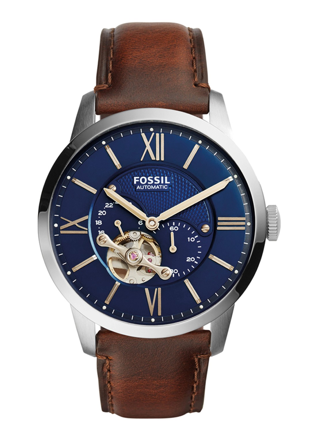 Fossil Horloge Townsman ME3110 - voorkant zilver