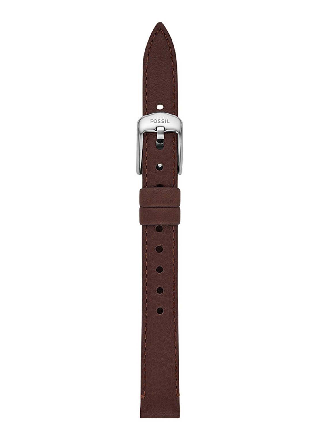 Fossil Horlogeband S121034 - voorkant 2 donkerbruin