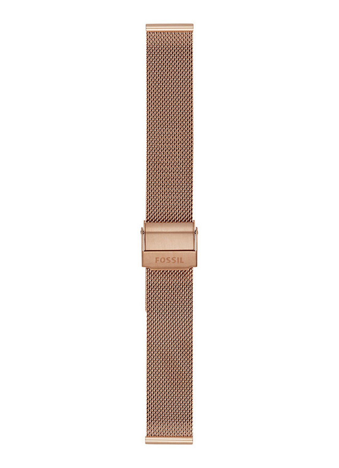 Fossil Horlogeband S161057 - voorkant roségoud