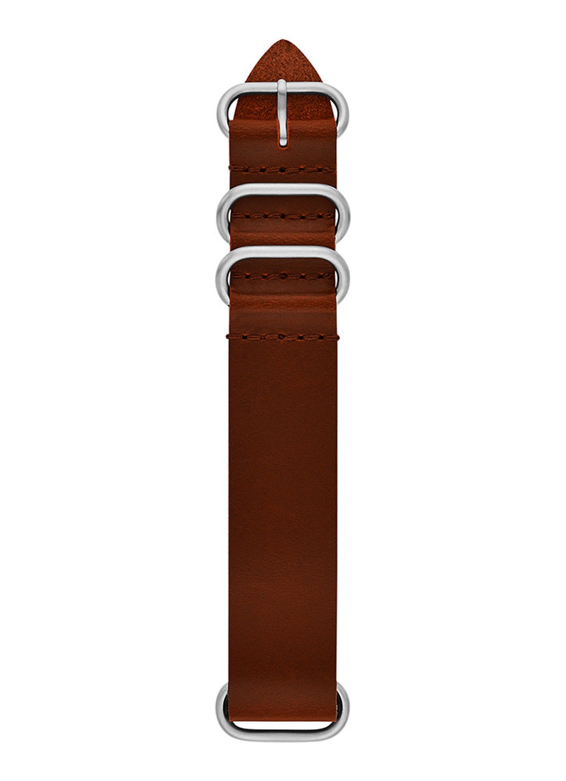 Fossil Horlogeband S221521 - voorkant hazelnootbruin
