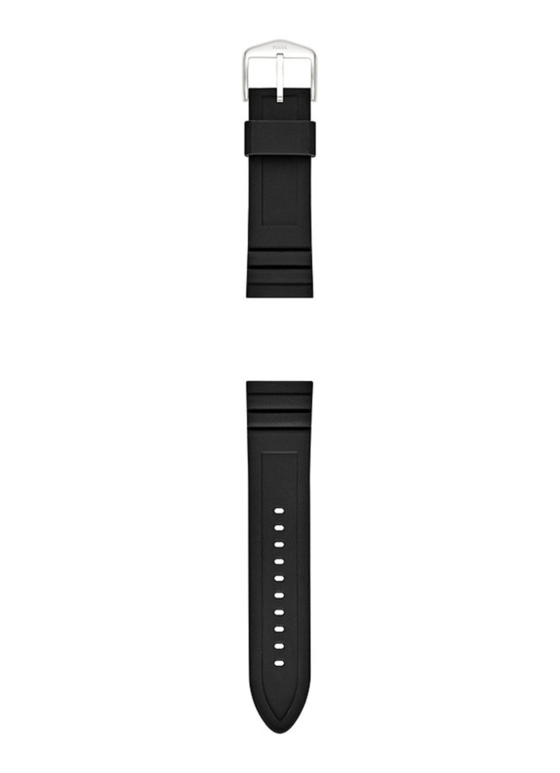 Fossil Horlogeband S241080 - detail zwart
