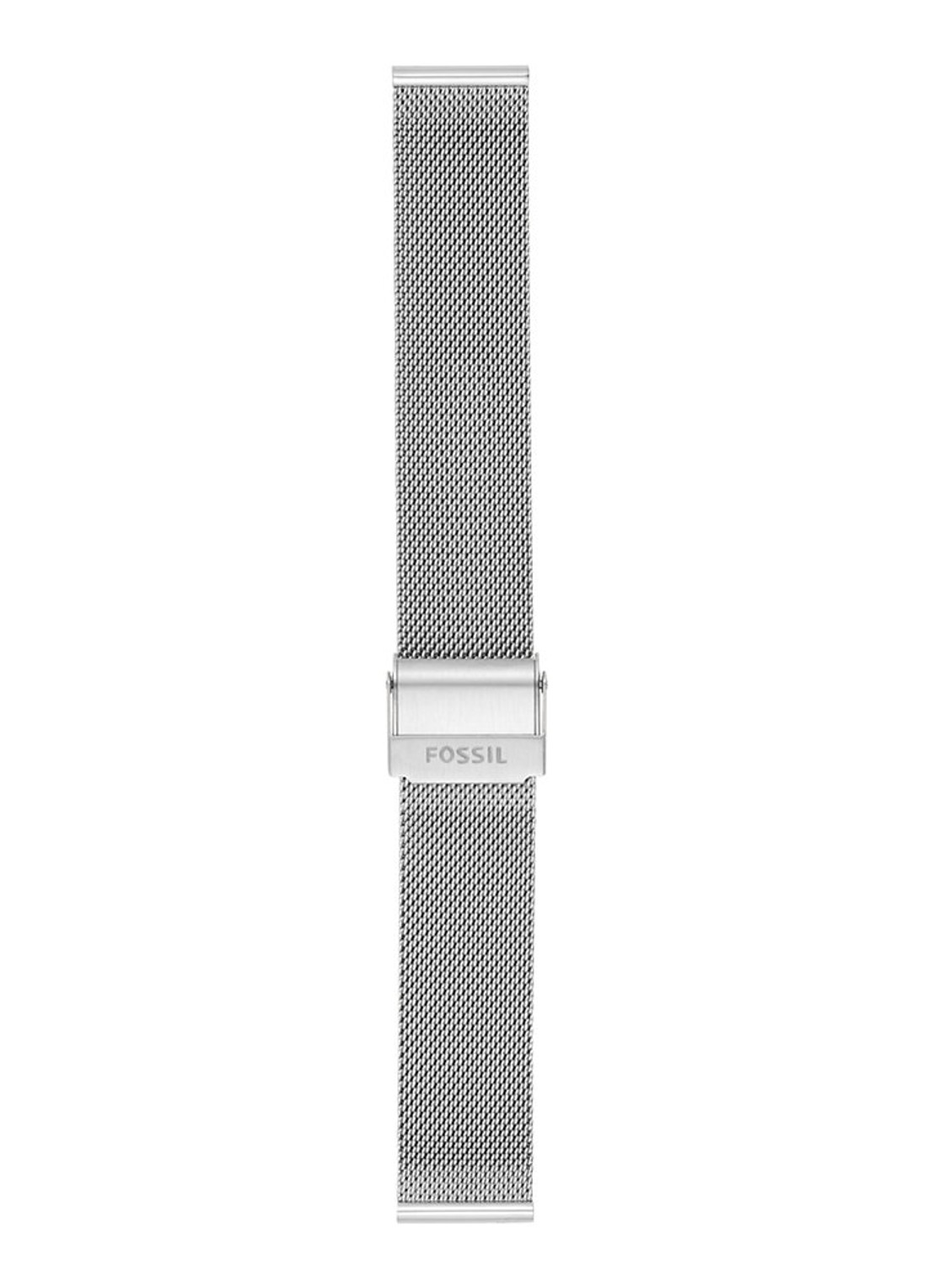 Fossil Horlogebandje S181376 - voorkant zilver
