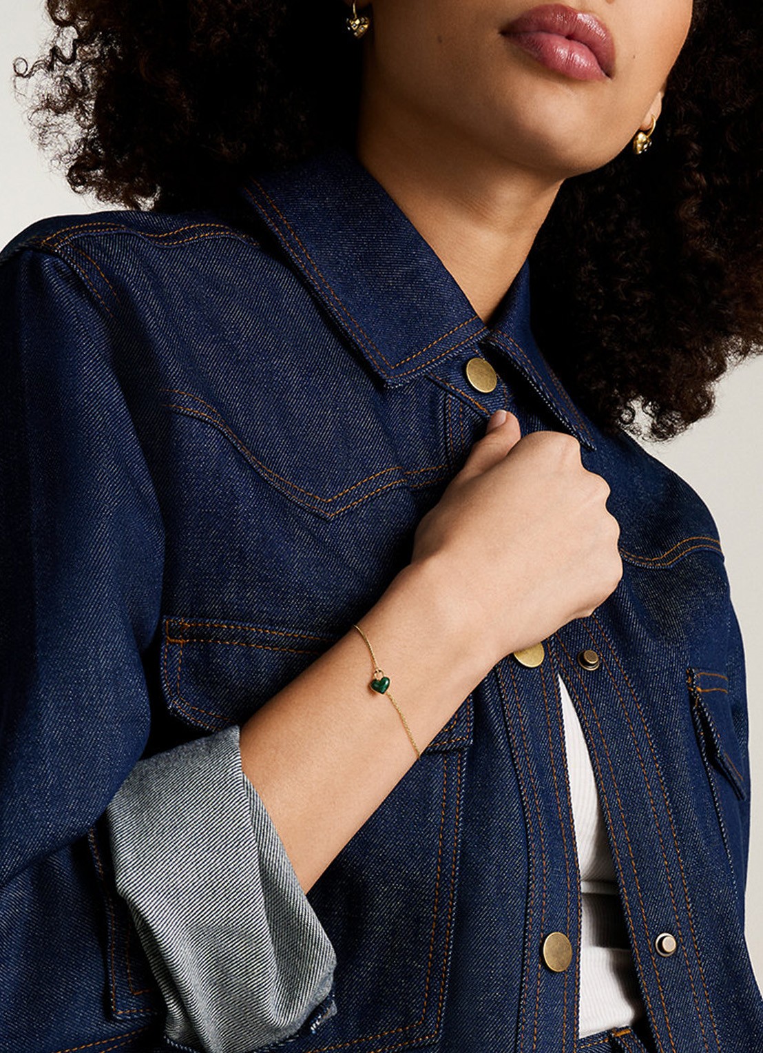 Fossil Jewelry armband JF04858710 - voorkant 2 goud