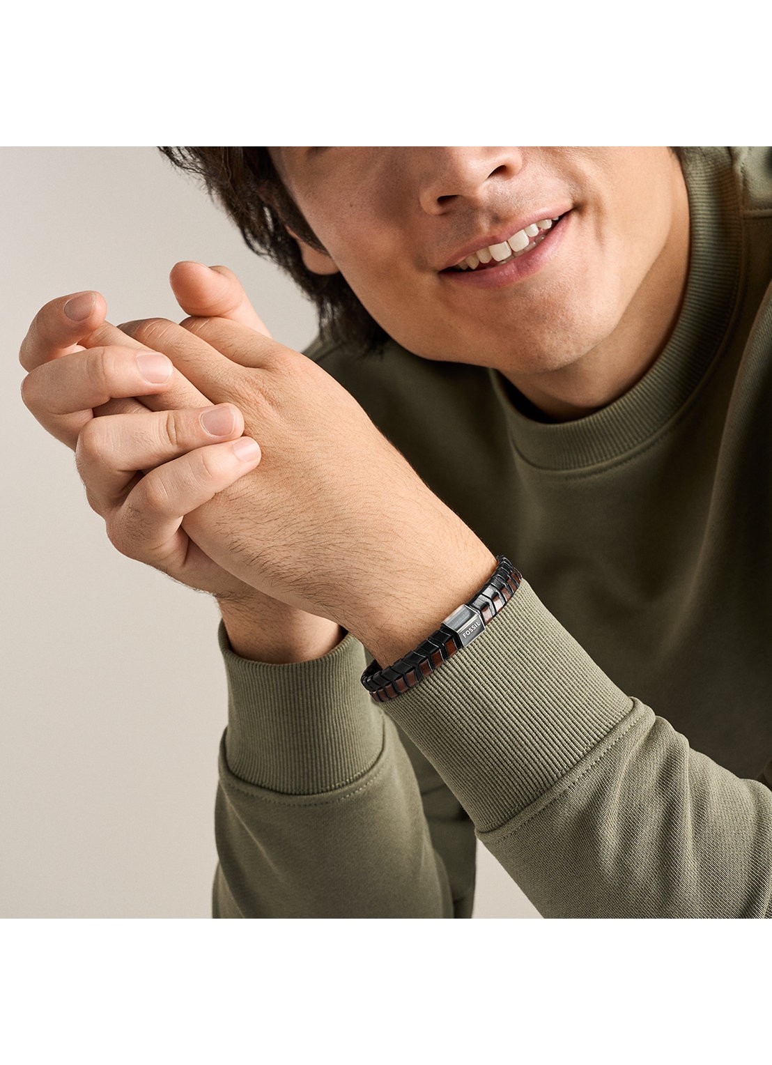Fossil Jewelry armband JF04984040 - detail 5 bruin