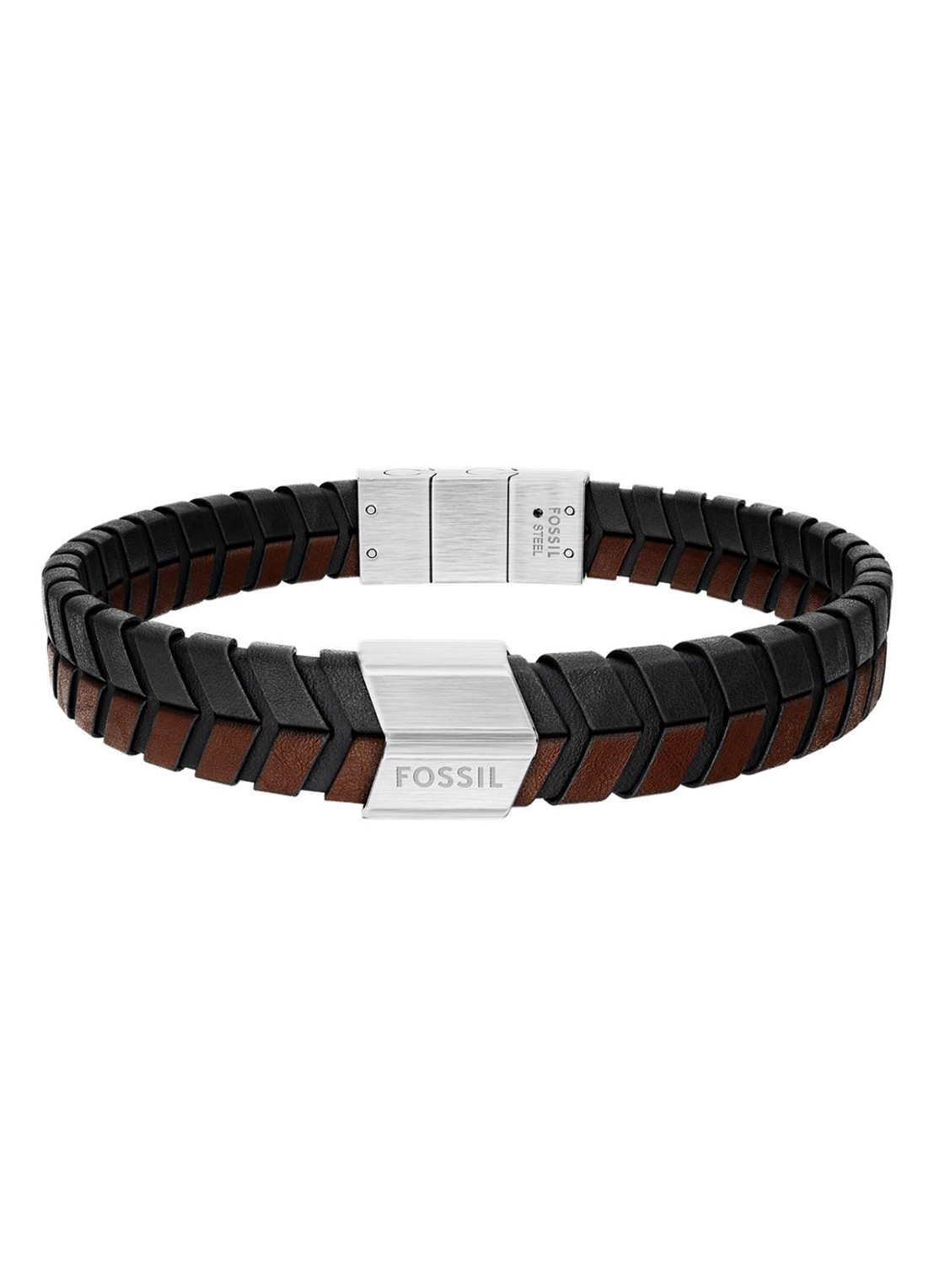 Fossil Jewelry armband JF04984040 - voorkant bruin