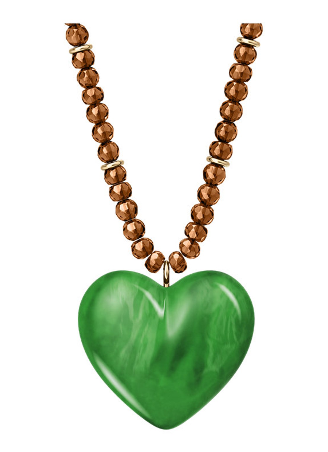 Fossil Jewelry ketting JA7329710 - detail 3 groen