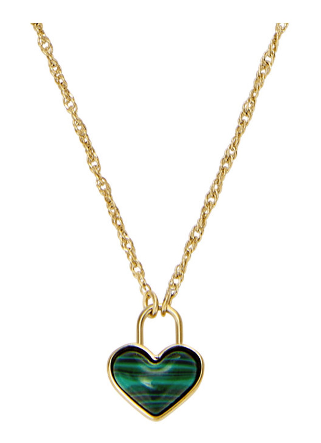 Fossil Jewelry ketting met hanger JF04857710 - voorkant 5 goud