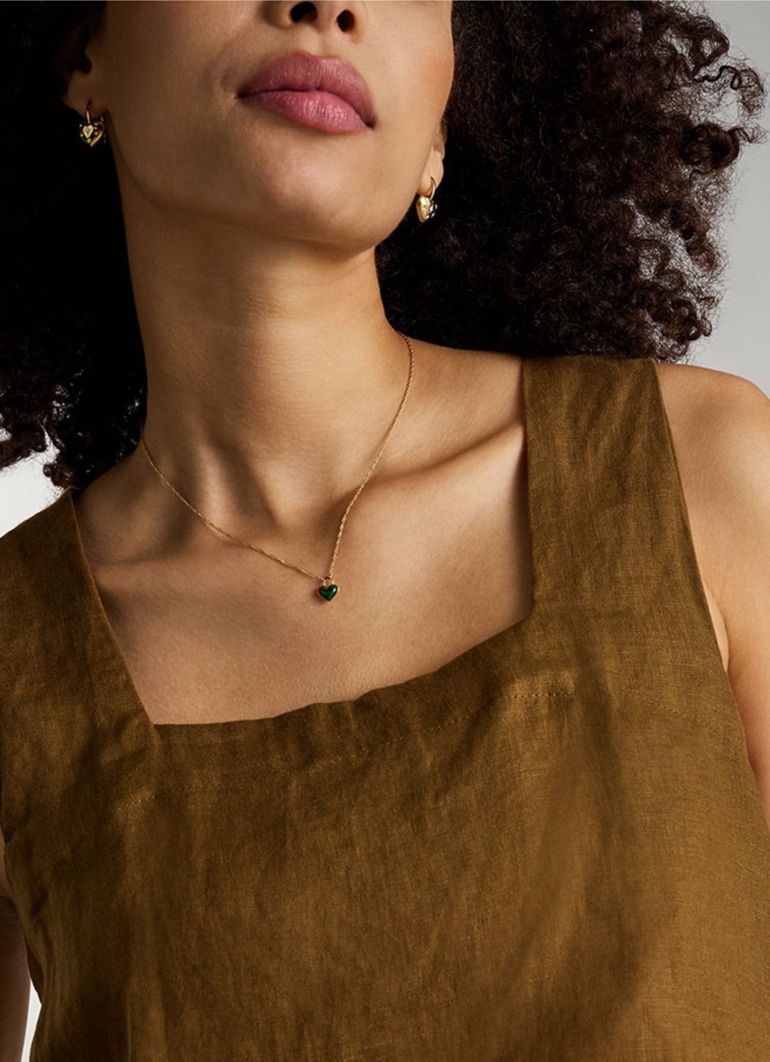 Fossil Jewelry ketting met hanger JF04857710 - voorkant 6 goud