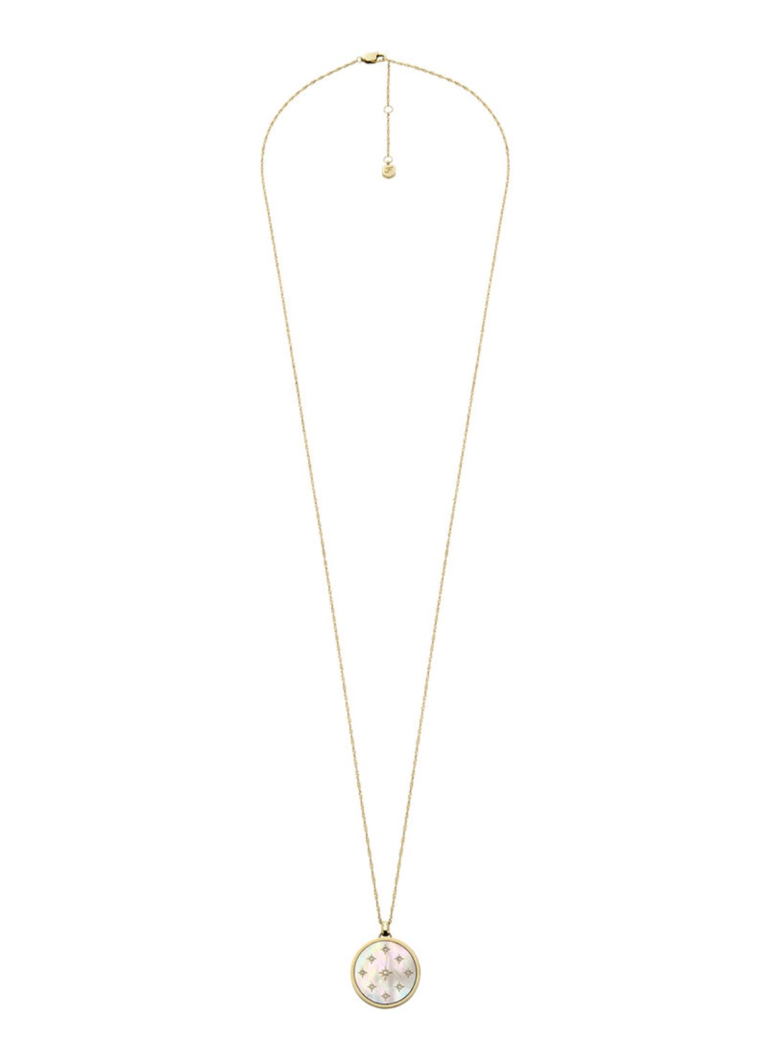 Fossil Jewelry ketting met hanger JF04864710 - detail 2 goud
