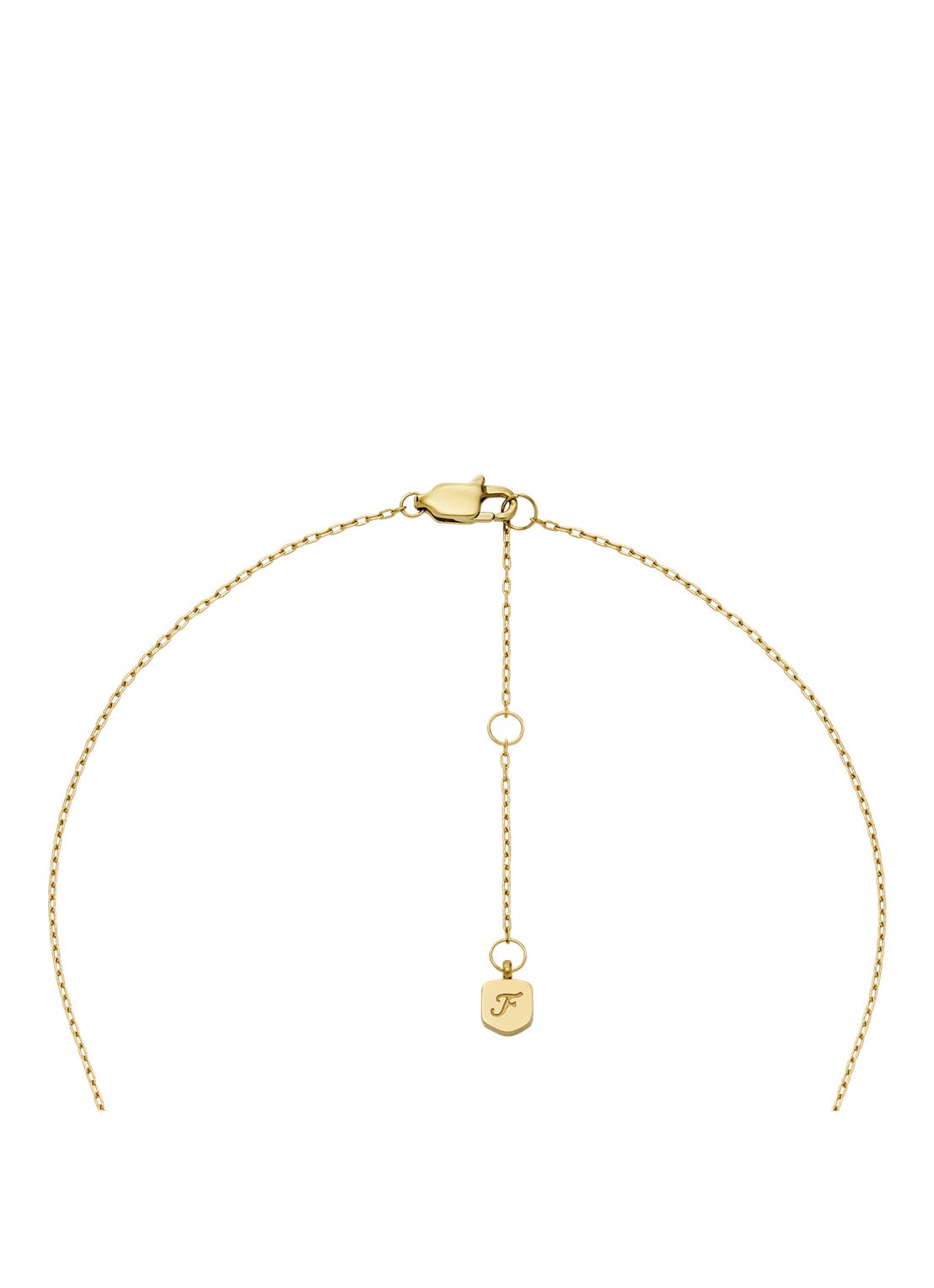 Fossil Jewelry ketting met hanger JF04865710 - detail 4 goud