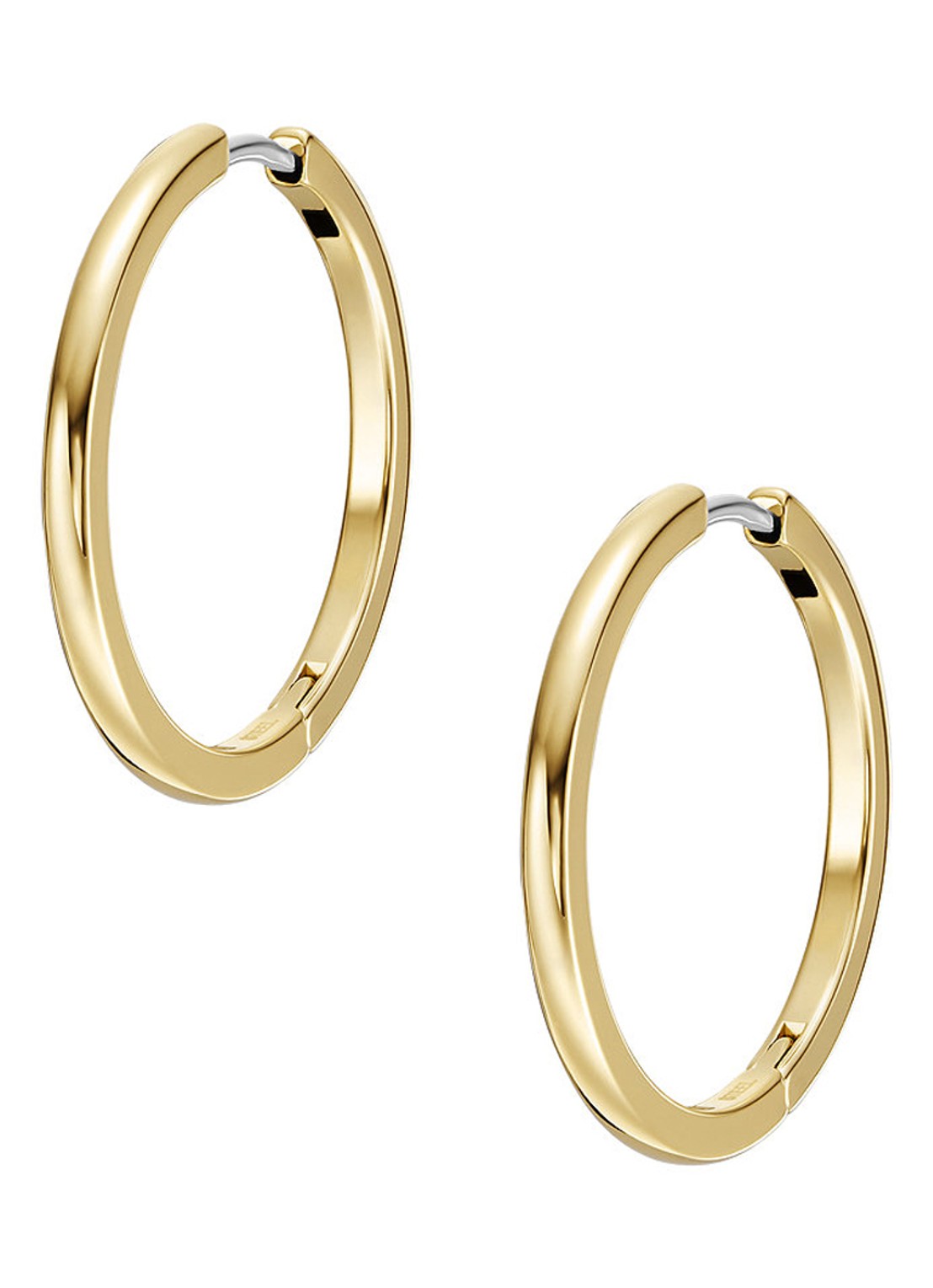 Fossil Jewelry oorringen JF04638710 - detail goud