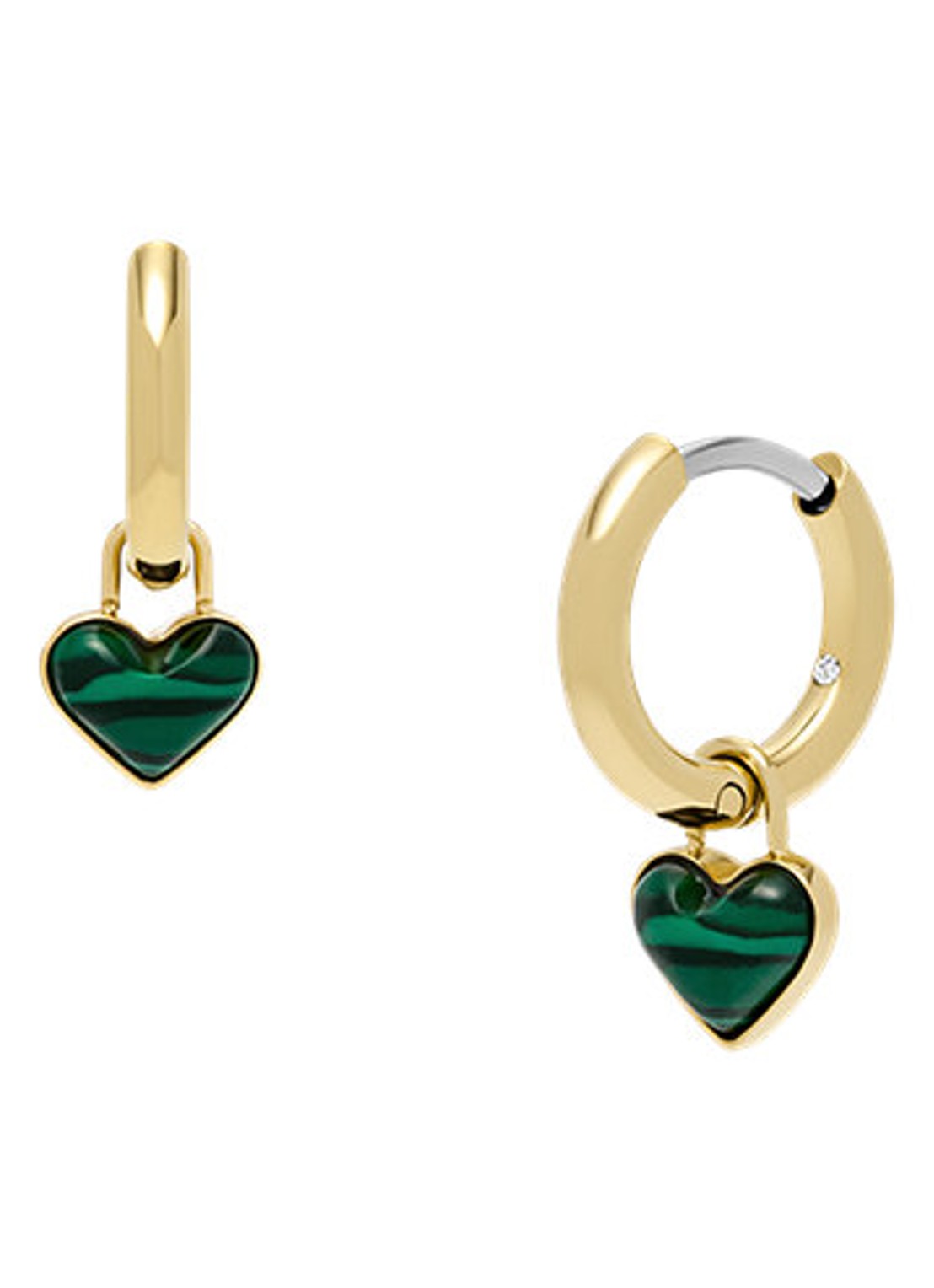 Fossil Jewelry oorringen met hanger JF04859710 - detail 3 goud