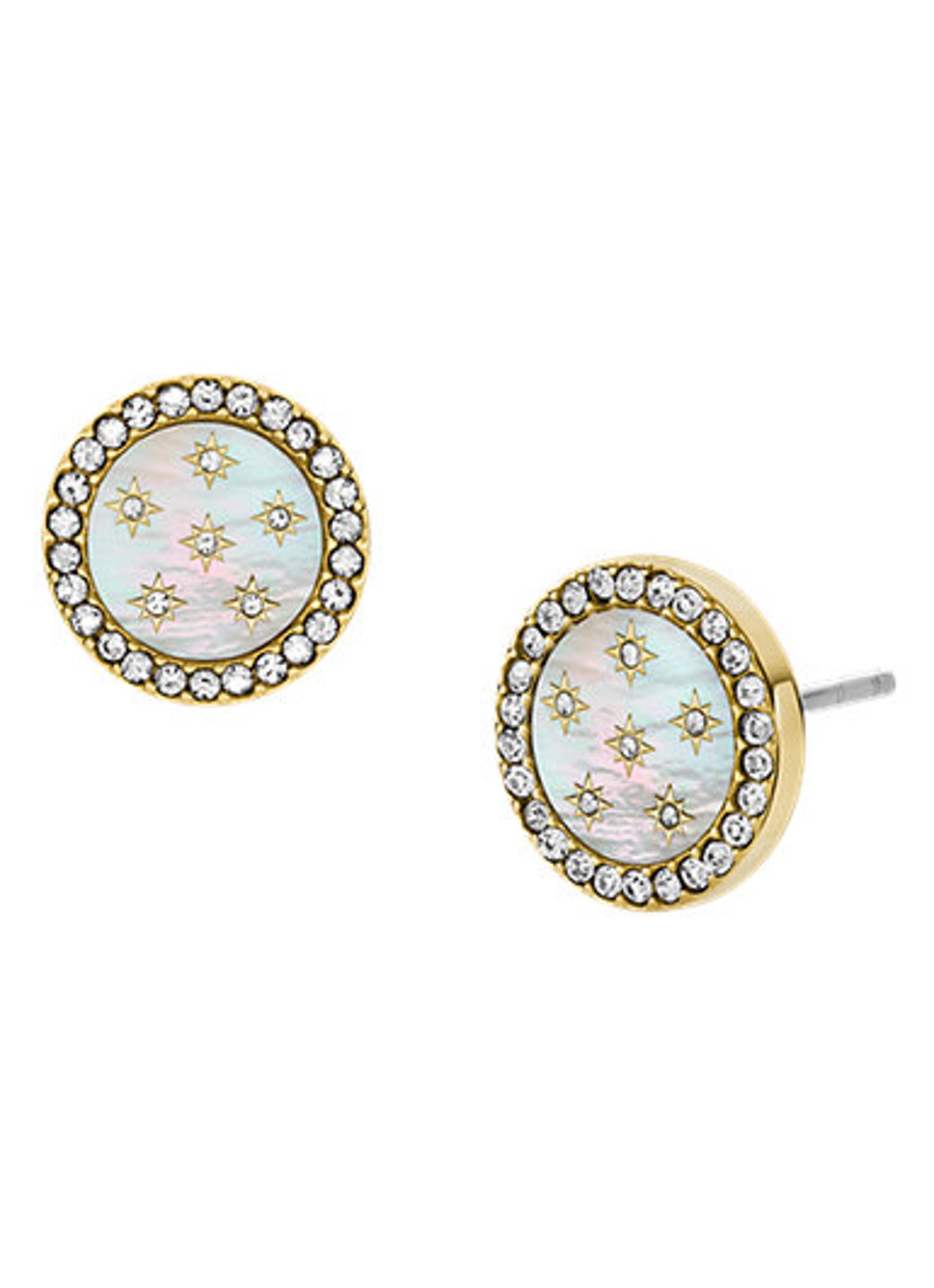 Fossil Jewelry oorstekers JF04868710 - detail goud