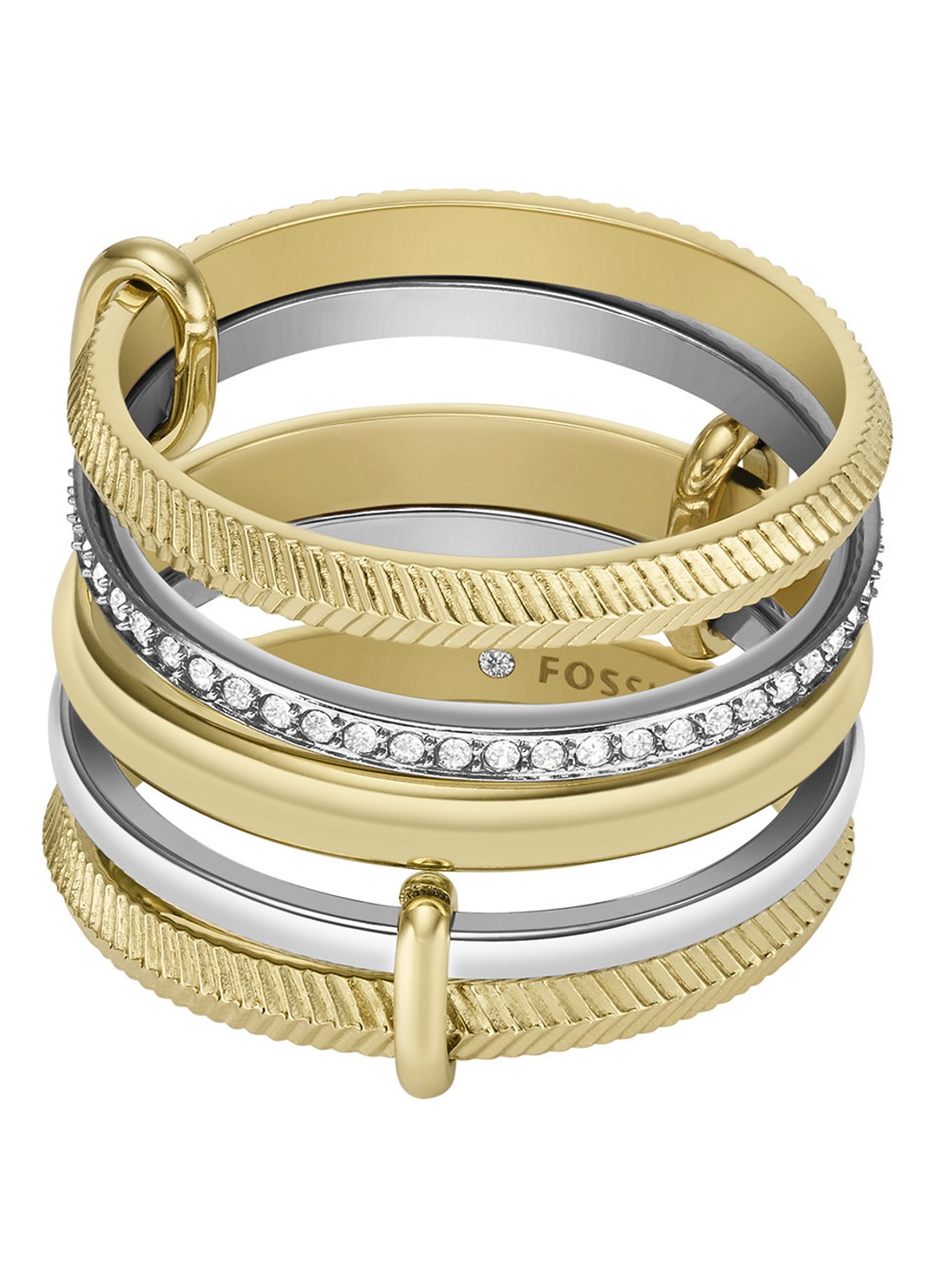 Fossil Jewelry ring JF04592998 - detail goud