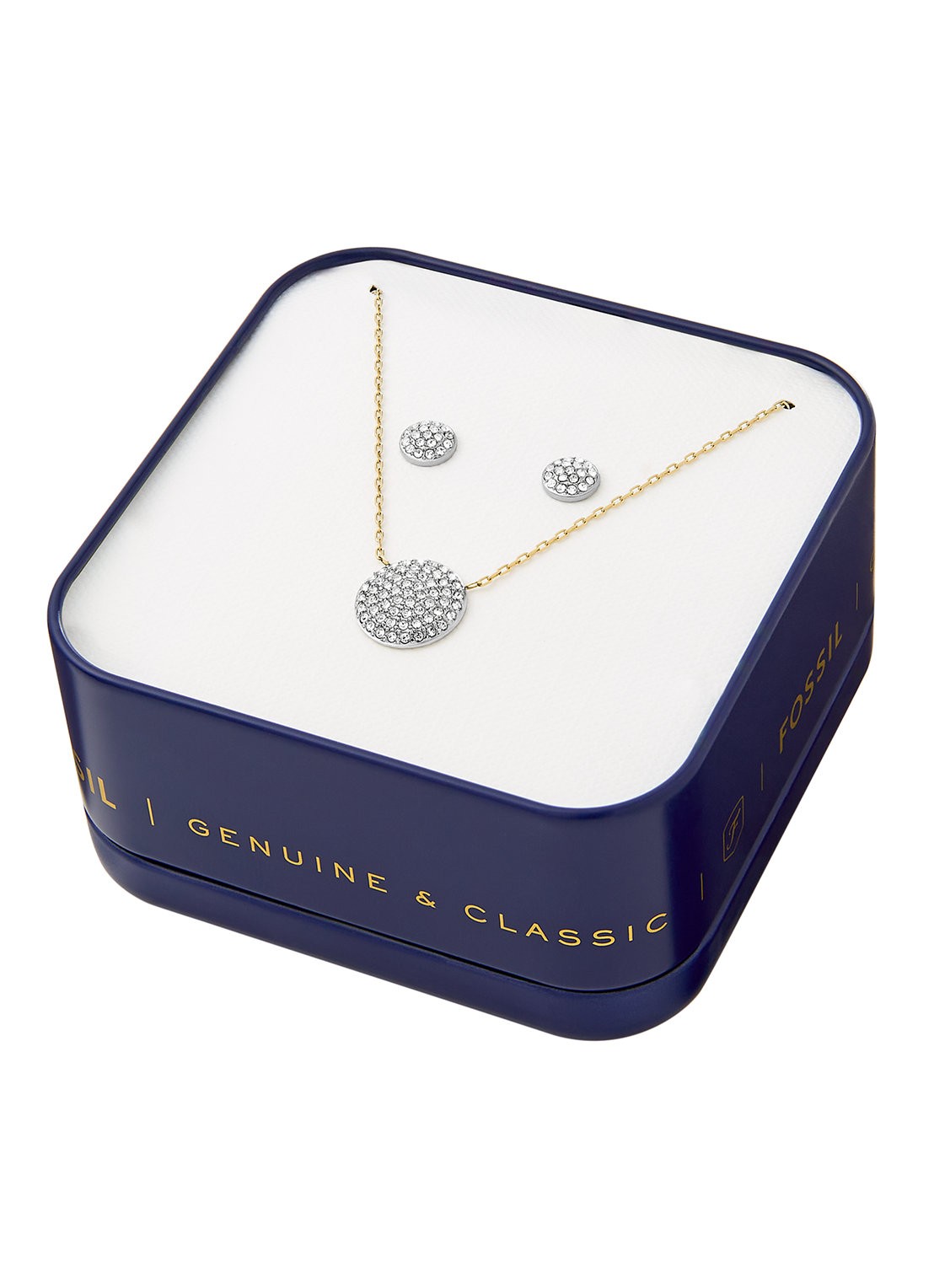Fossil Ketting en oorstekers in set van 2  JF04815SET - detail 5 goud
