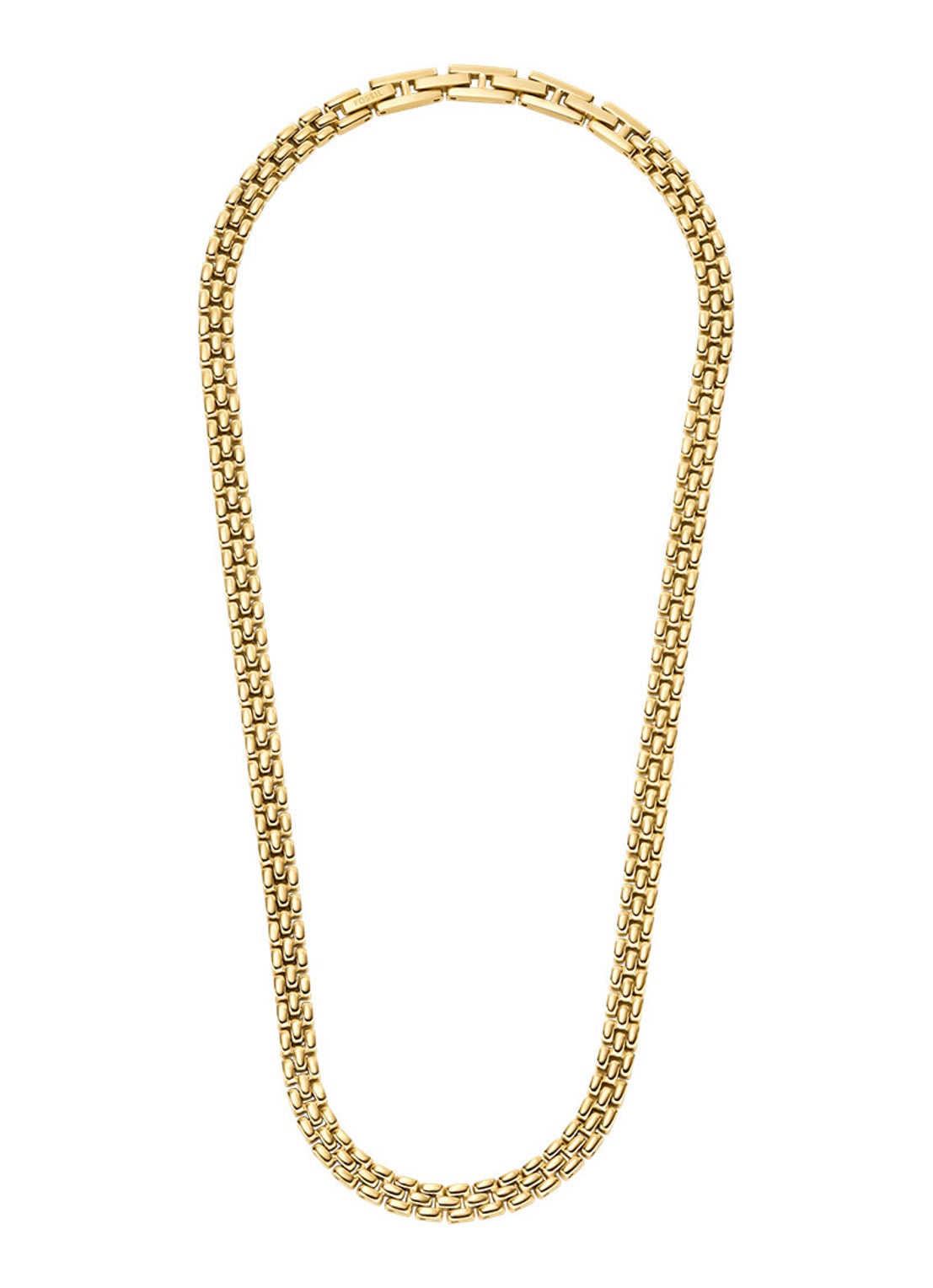 Fossil Ketting JF04900710 - voorkant goud