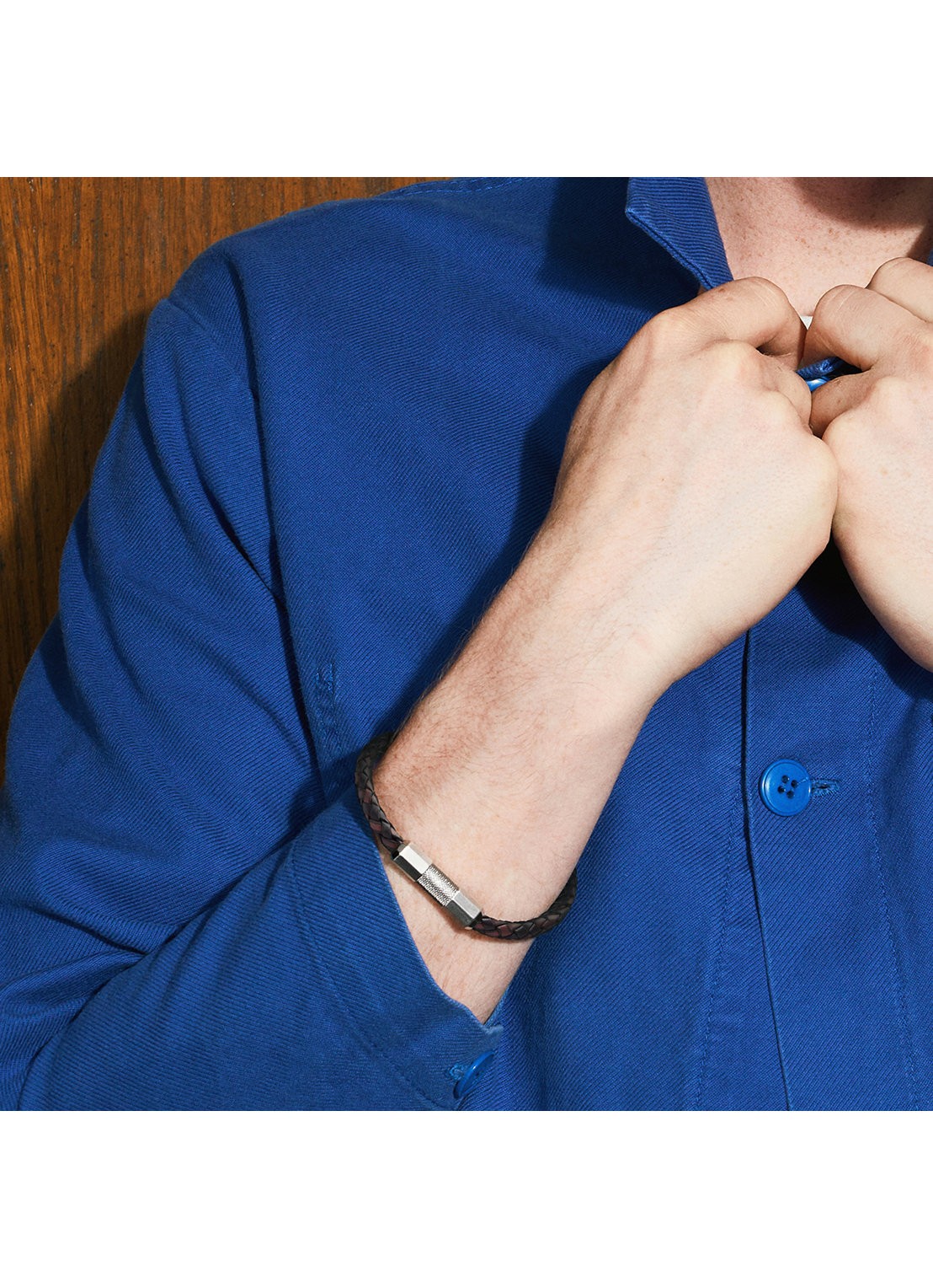 Fossil Knox armband JF04918040 - detail 4 zilver