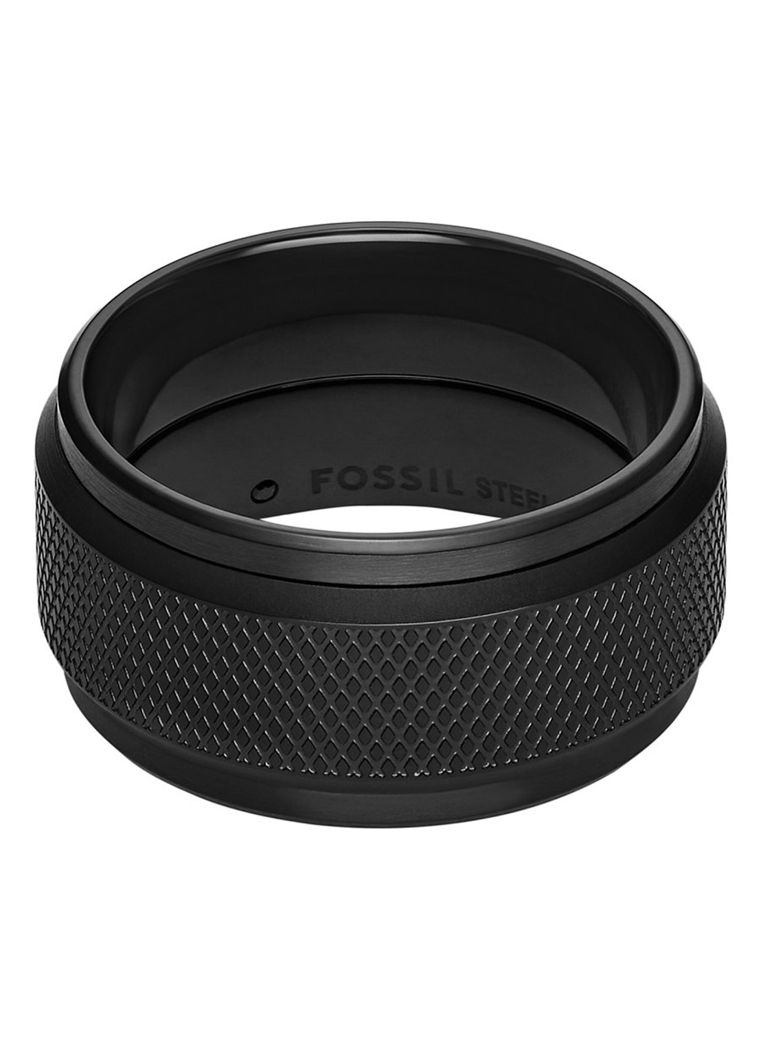 Fossil Knox ring JF04824001 - detail zwart