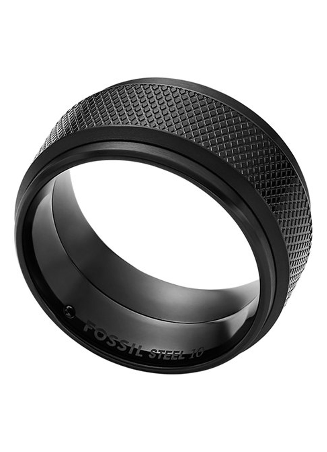 Fossil Knox ring JF04824001 - detail 2 zwart